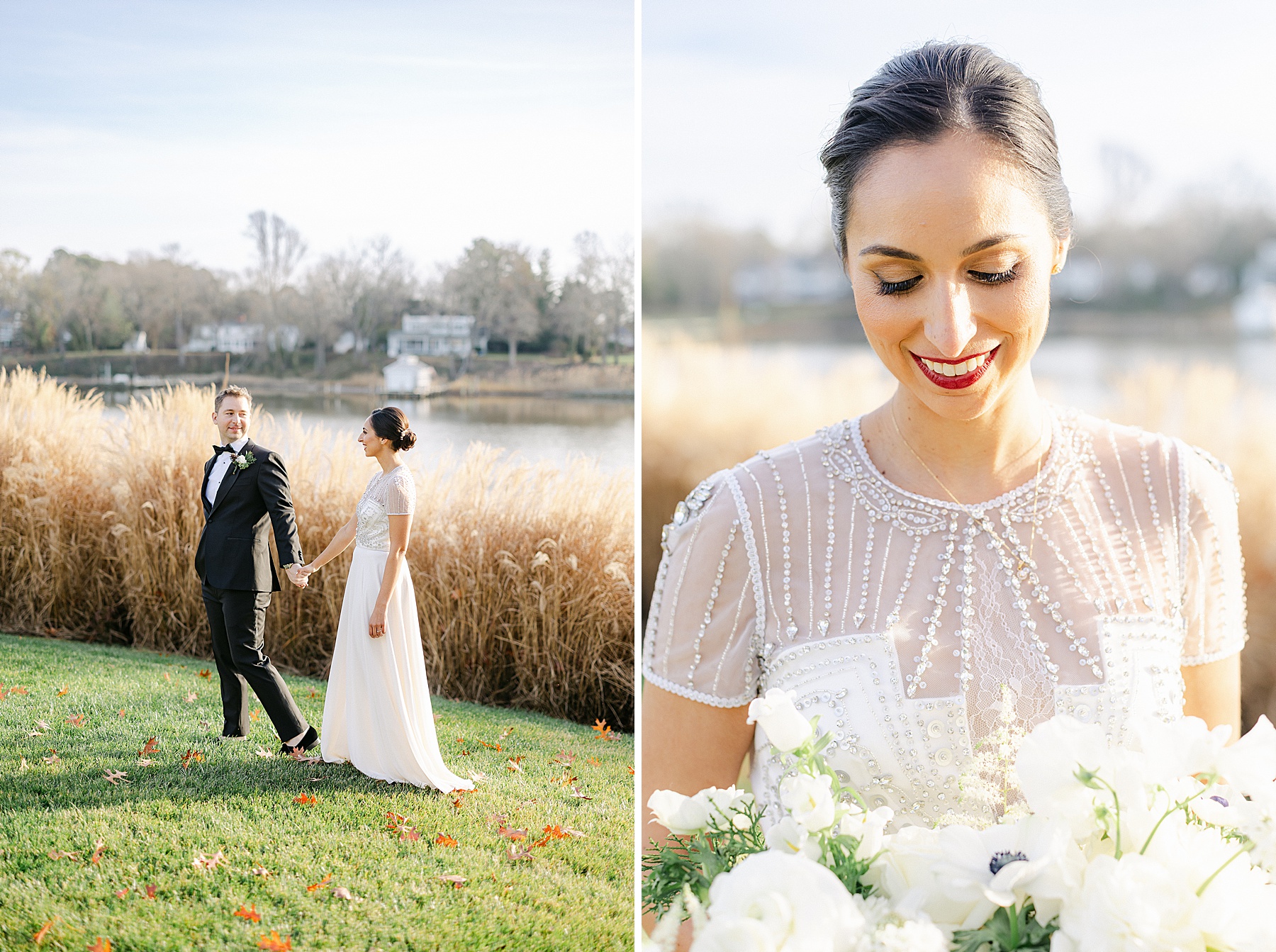 waterfront wedding eastern shore private estate
