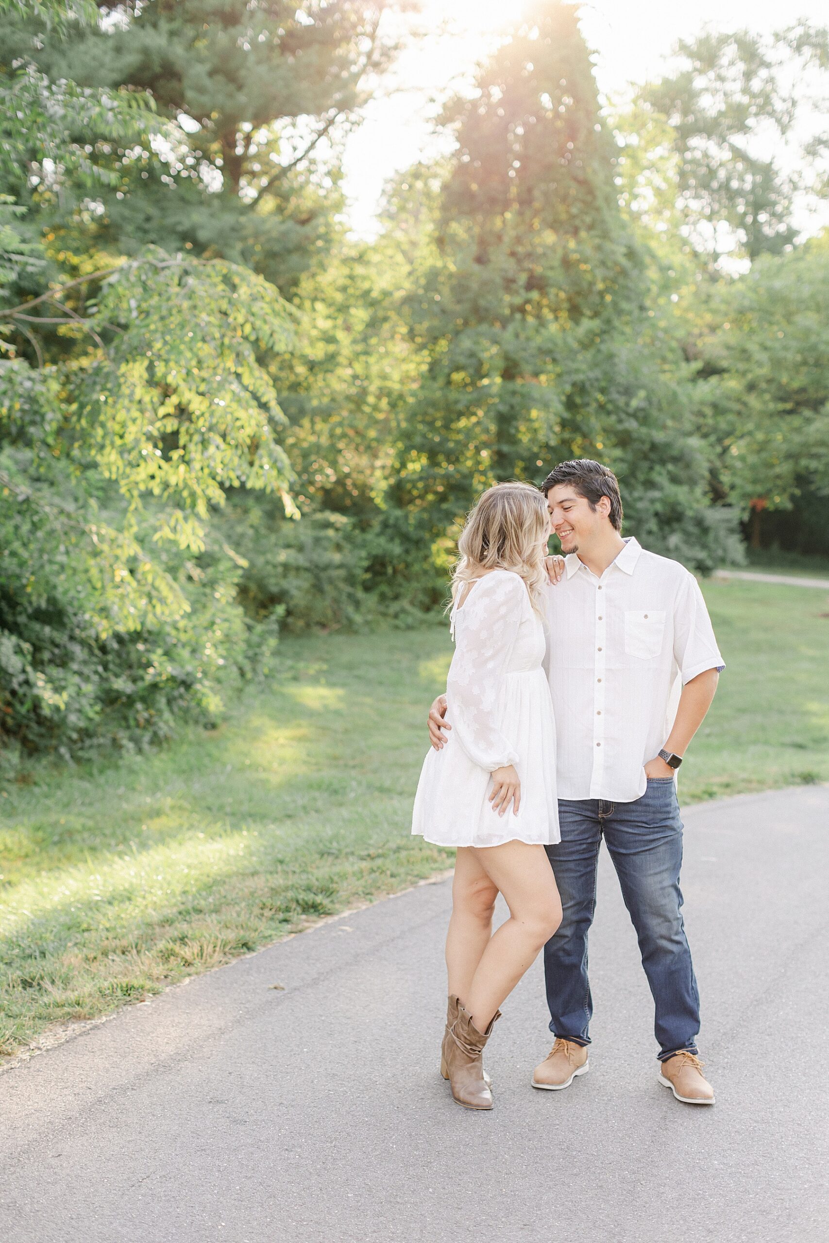 centennial park ellicott city maryland engagement session