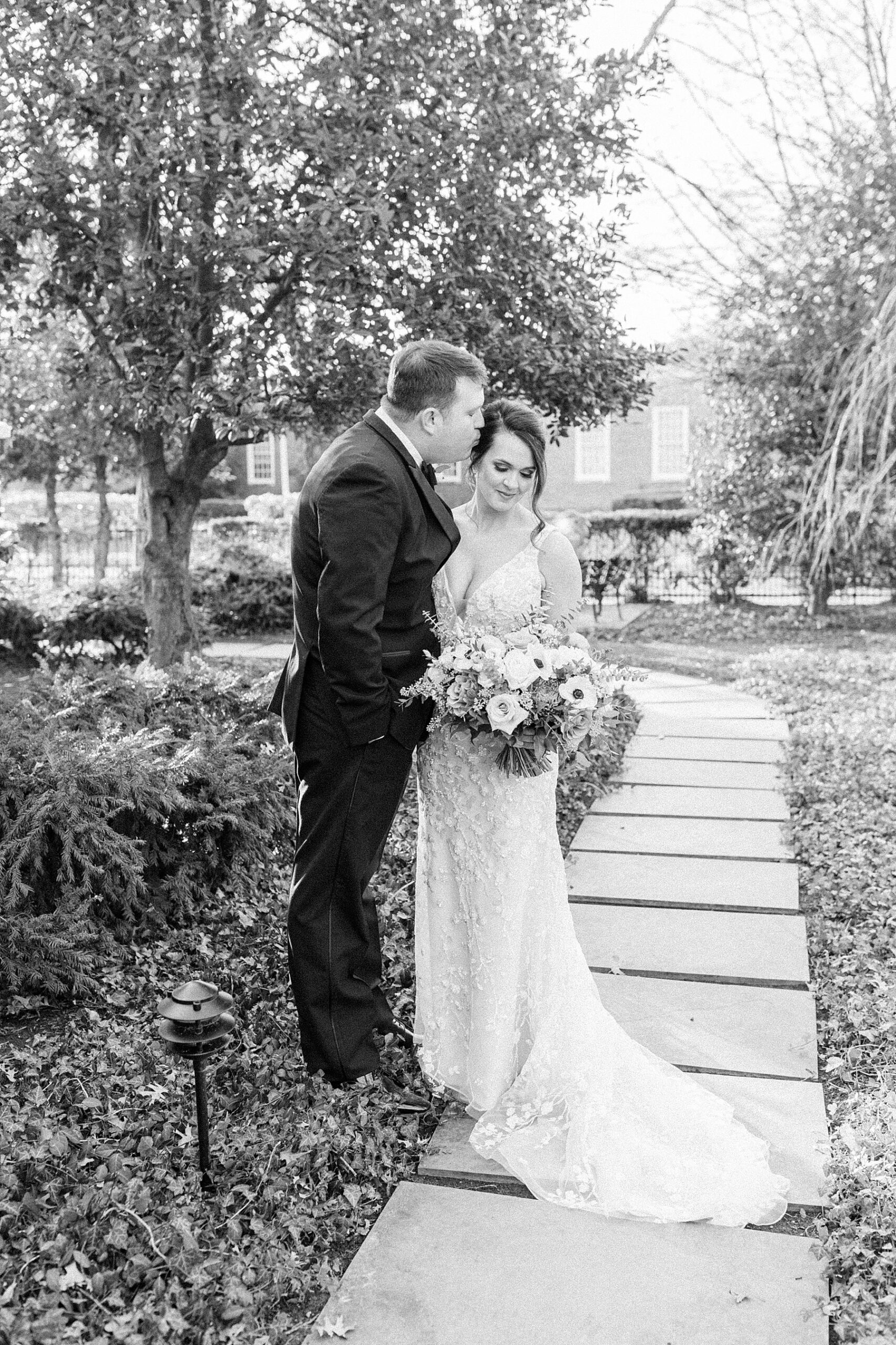 black and white bride and groom easton, md