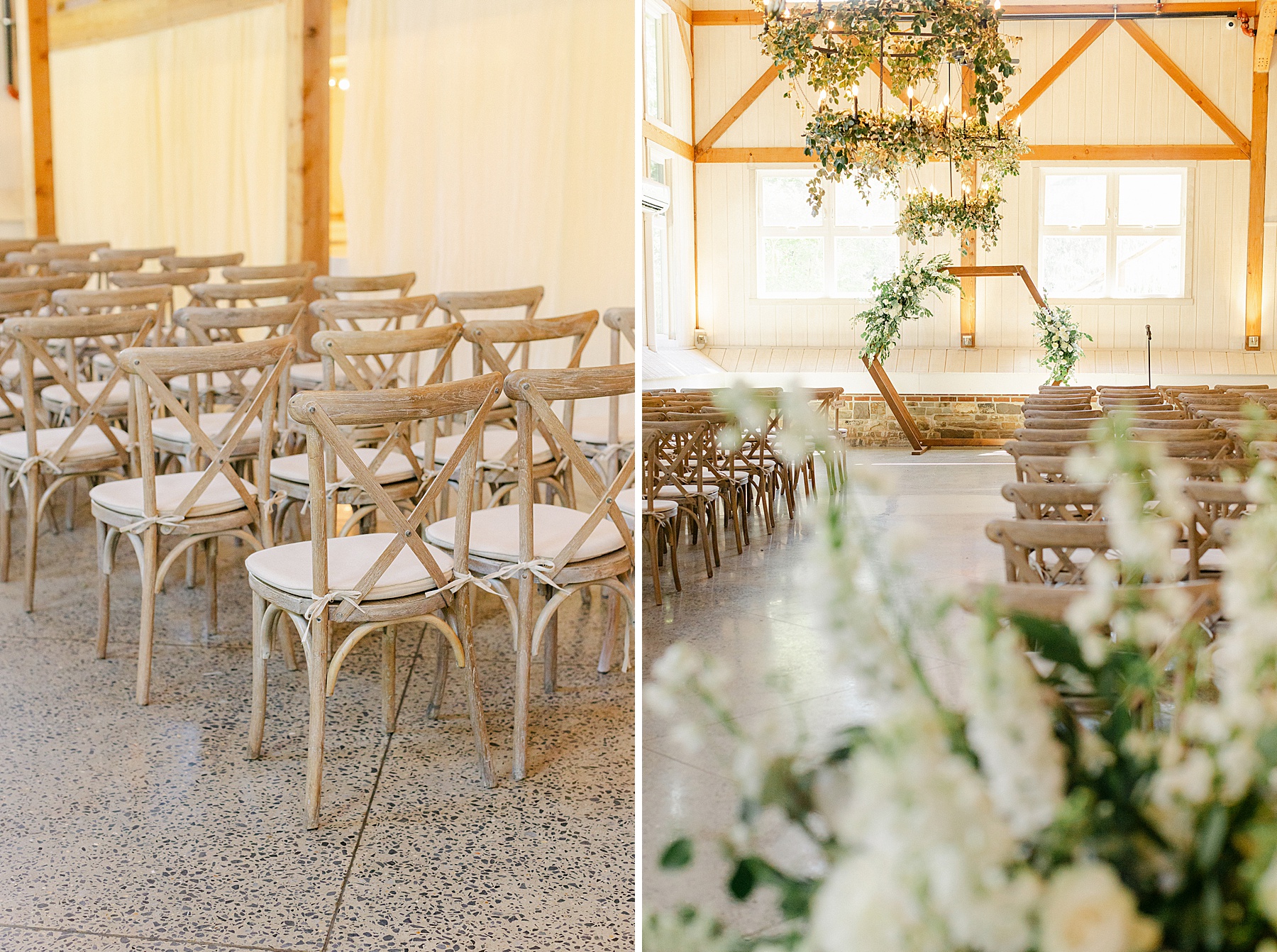 tannery barn indoor ceremony