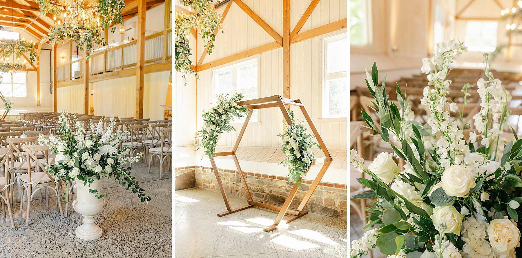 tannery barn indoor ceremony