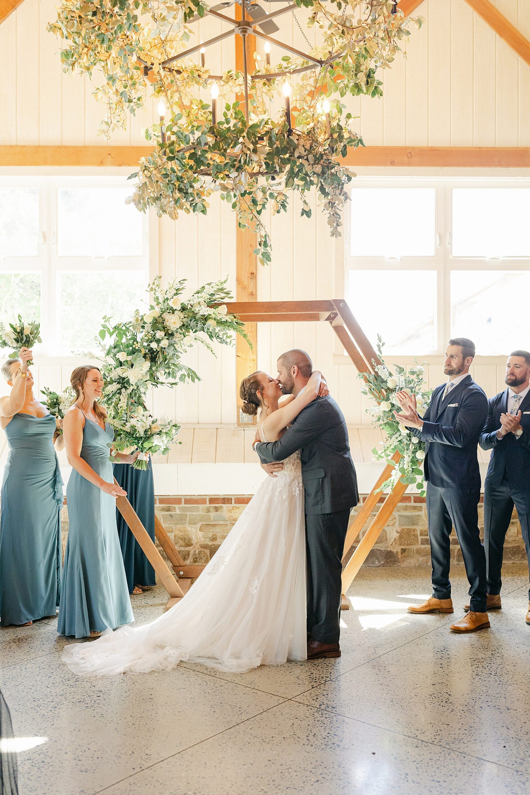 tannery barn indoor ceremony