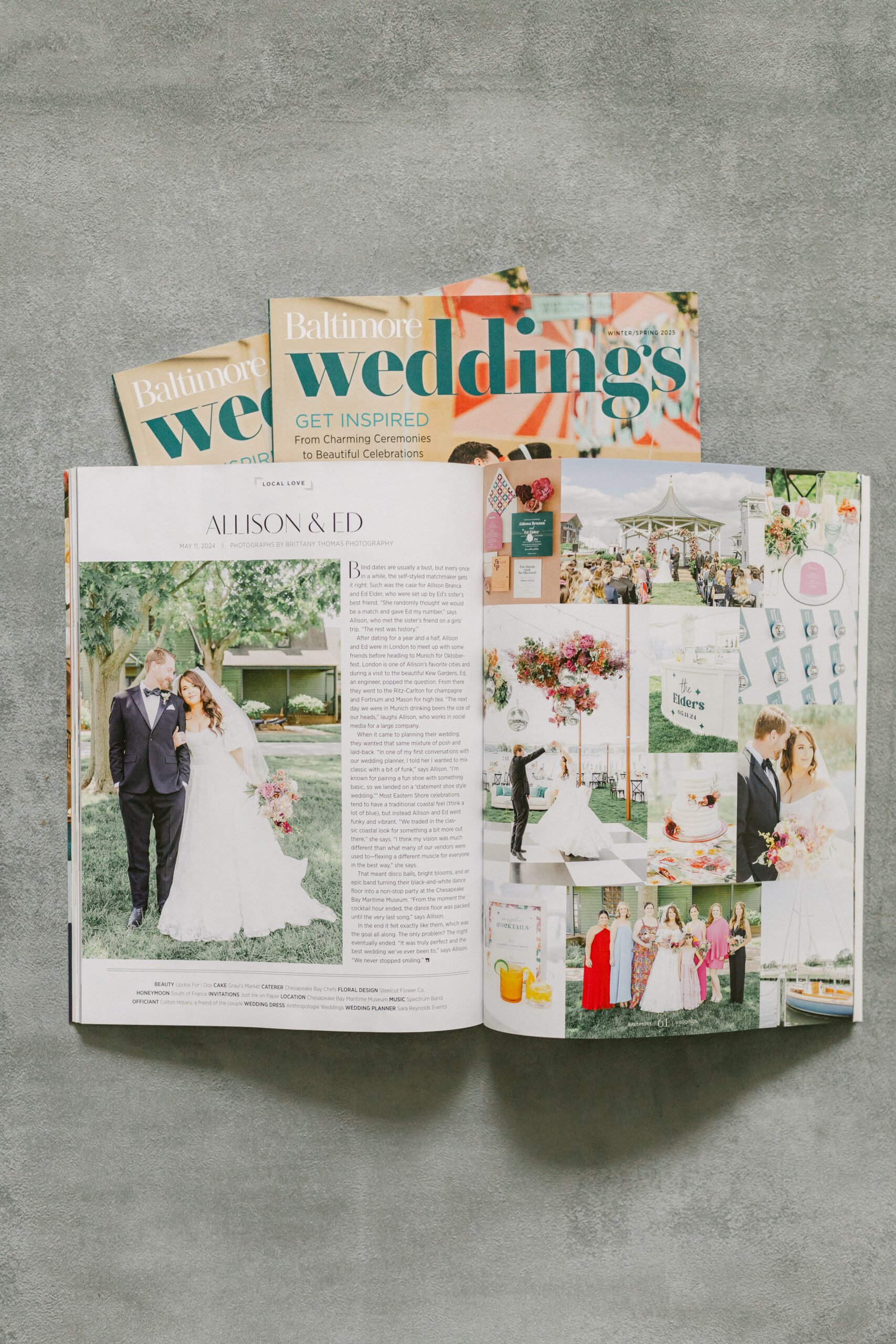 Baltimore Weddings Magazine Featured Wedding