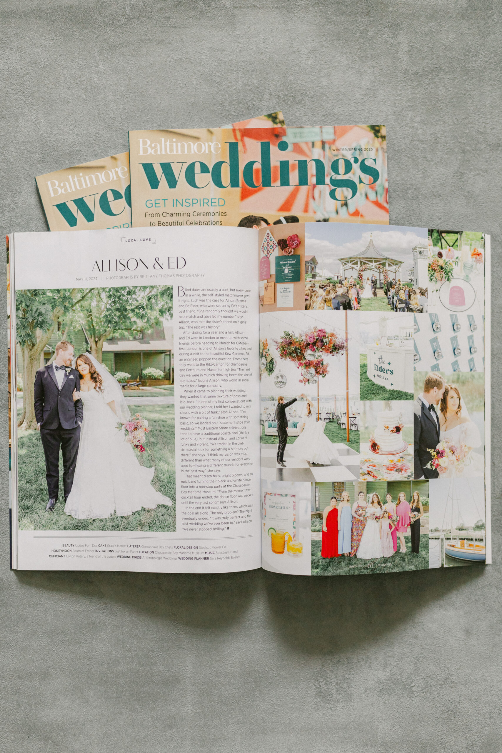 Baltimore Weddings Magazine Eastern Shore Feature