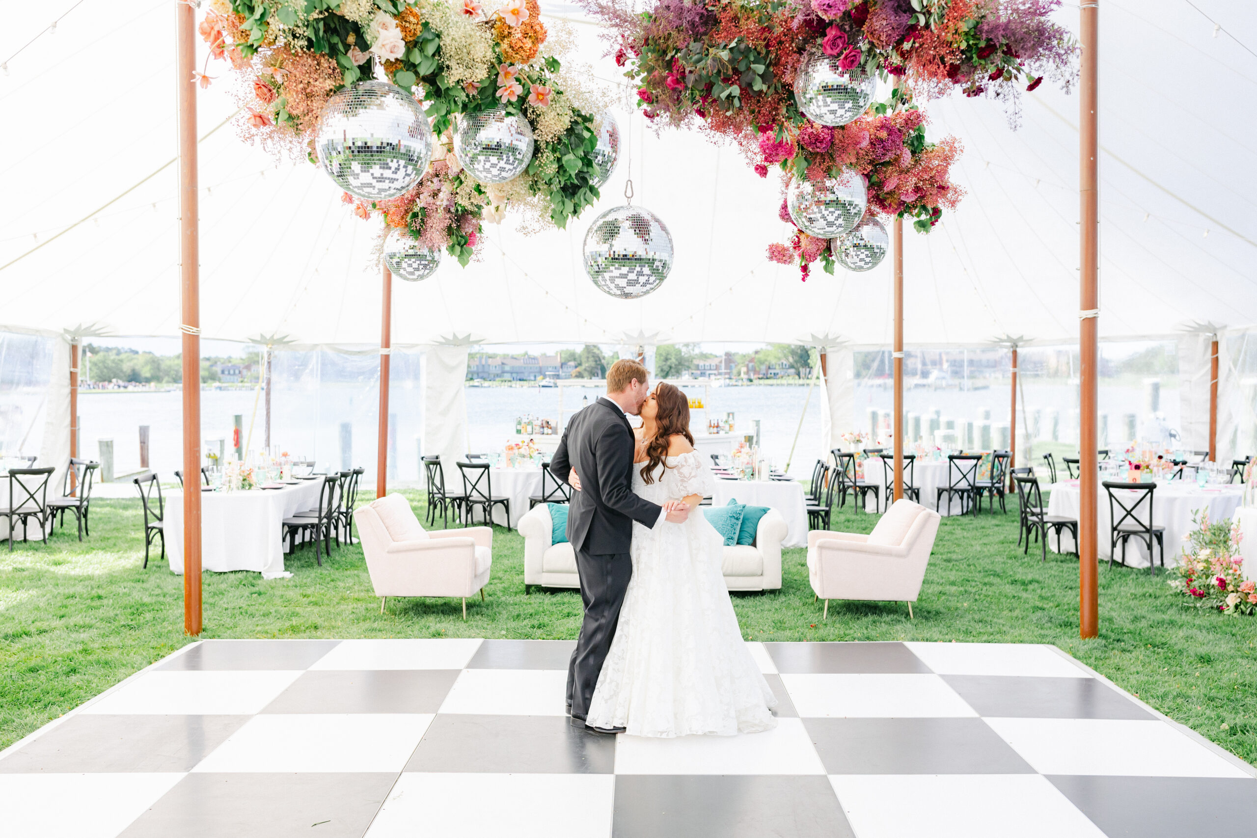 Chesapeake Bay Maritime Museum Tented Wedding