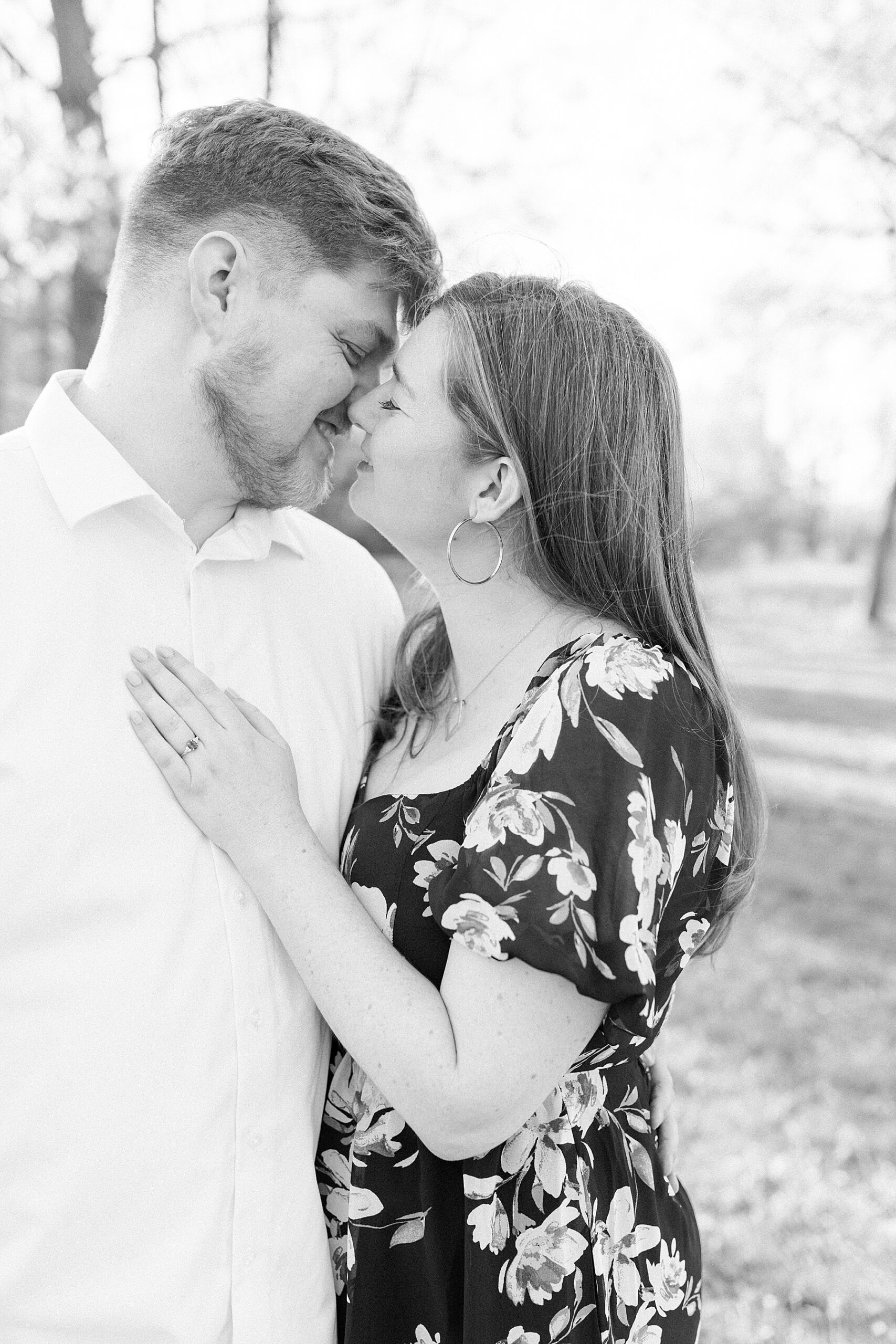 maryland spring engagement session