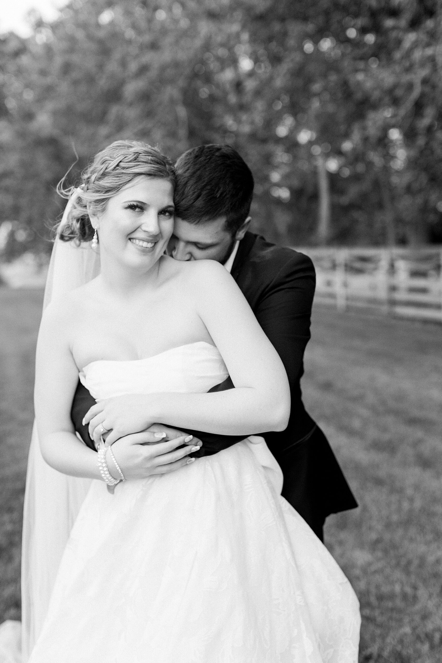 romantic wedding day sunset portraits