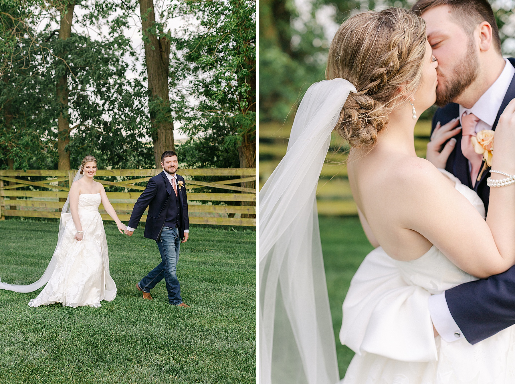 sunset bride groom portraits frederick