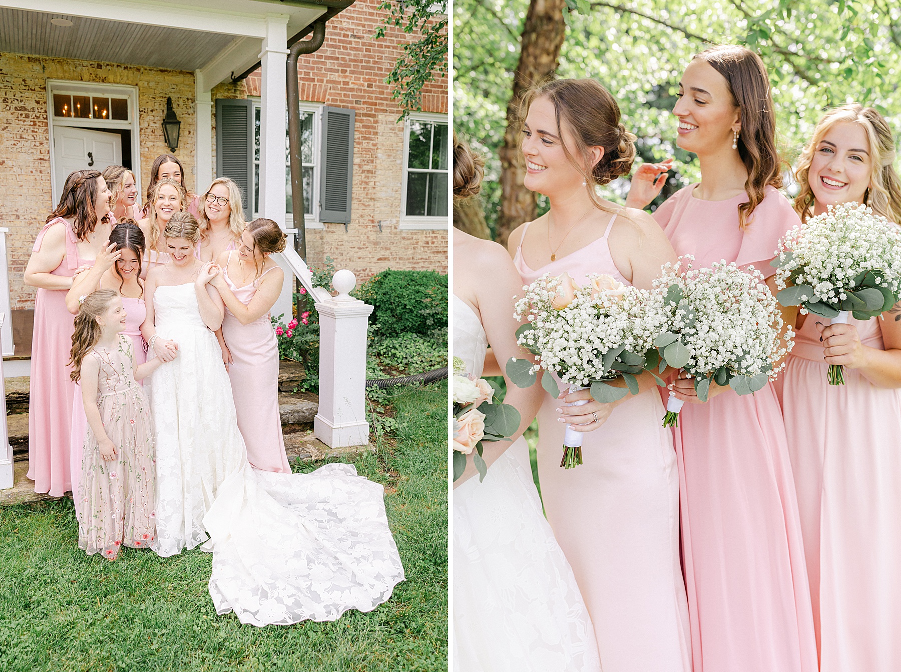 blush pink bridesmaids