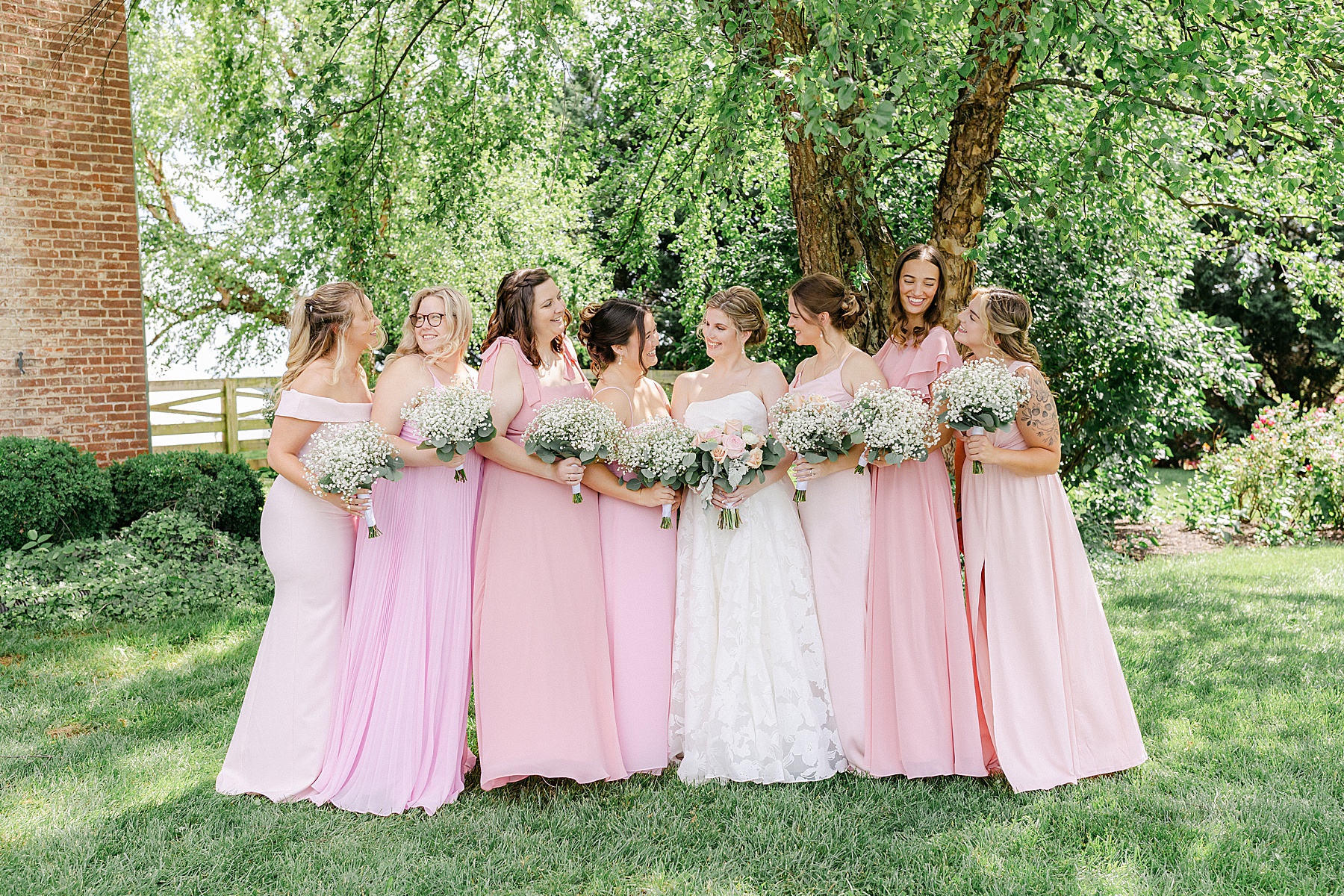 blush pink bridesmaids