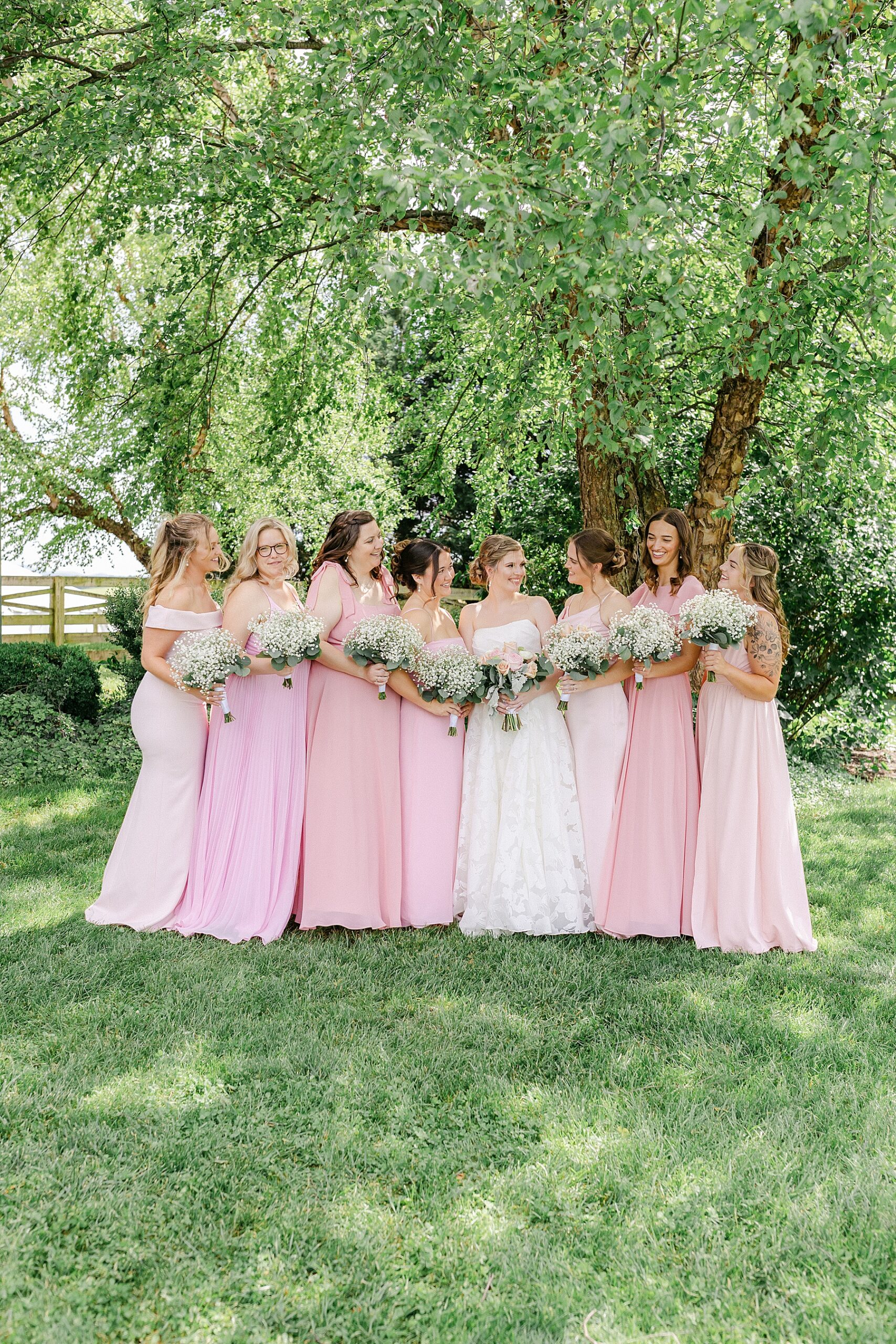 blush pink bridesmaids