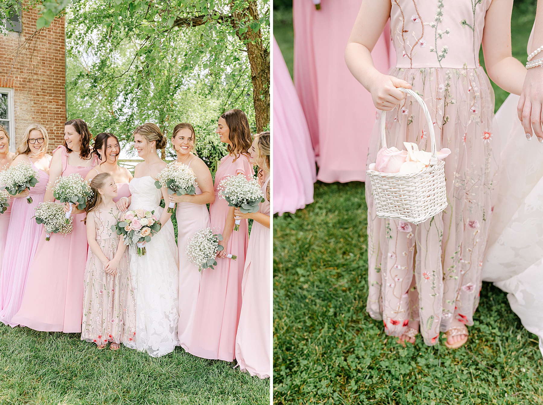 blush pink bridesmaids