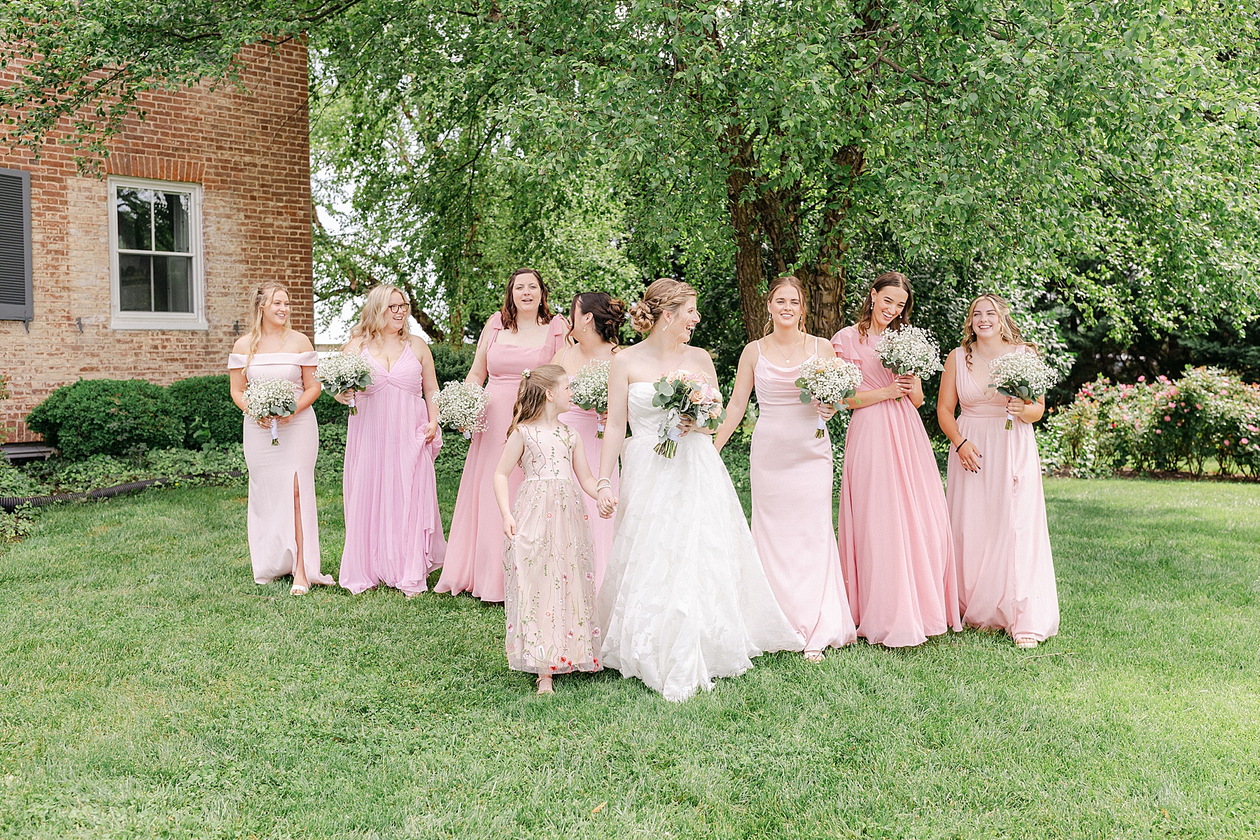 blush pink bridesmaids