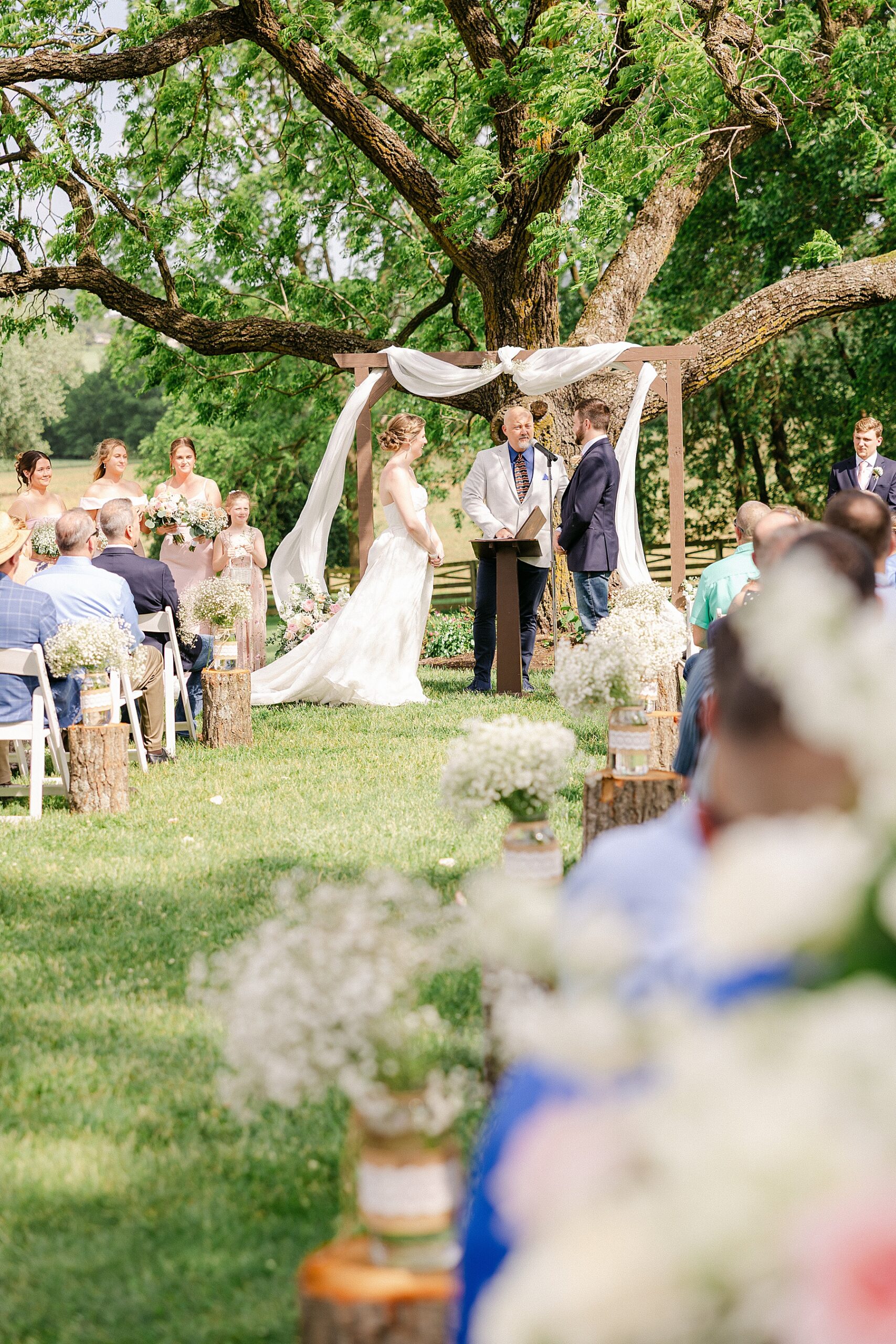 large tree ceremony site
