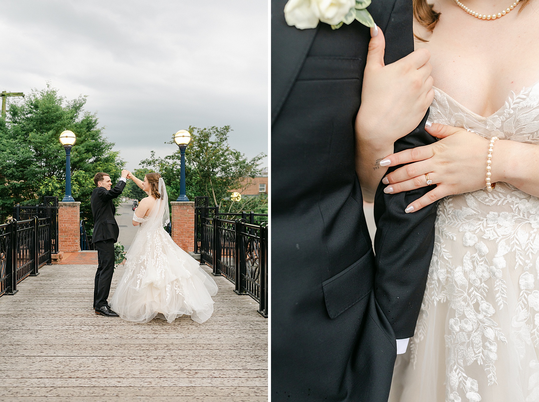 carroll creek downtown frederick wedding