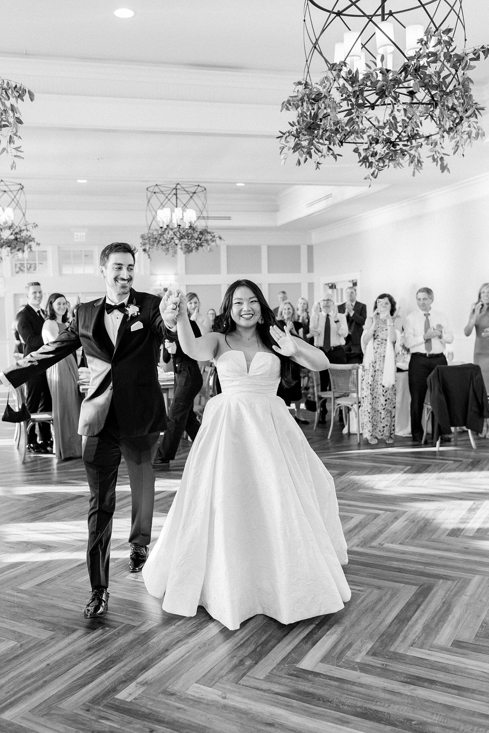 chesapeake bay beach club sunset ballroom wedding reception