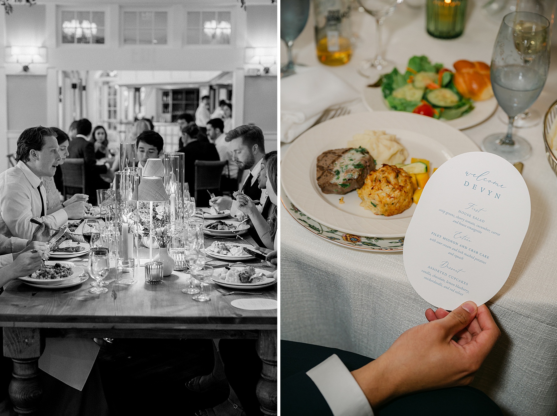 chesapeake bay beach club dinner reception