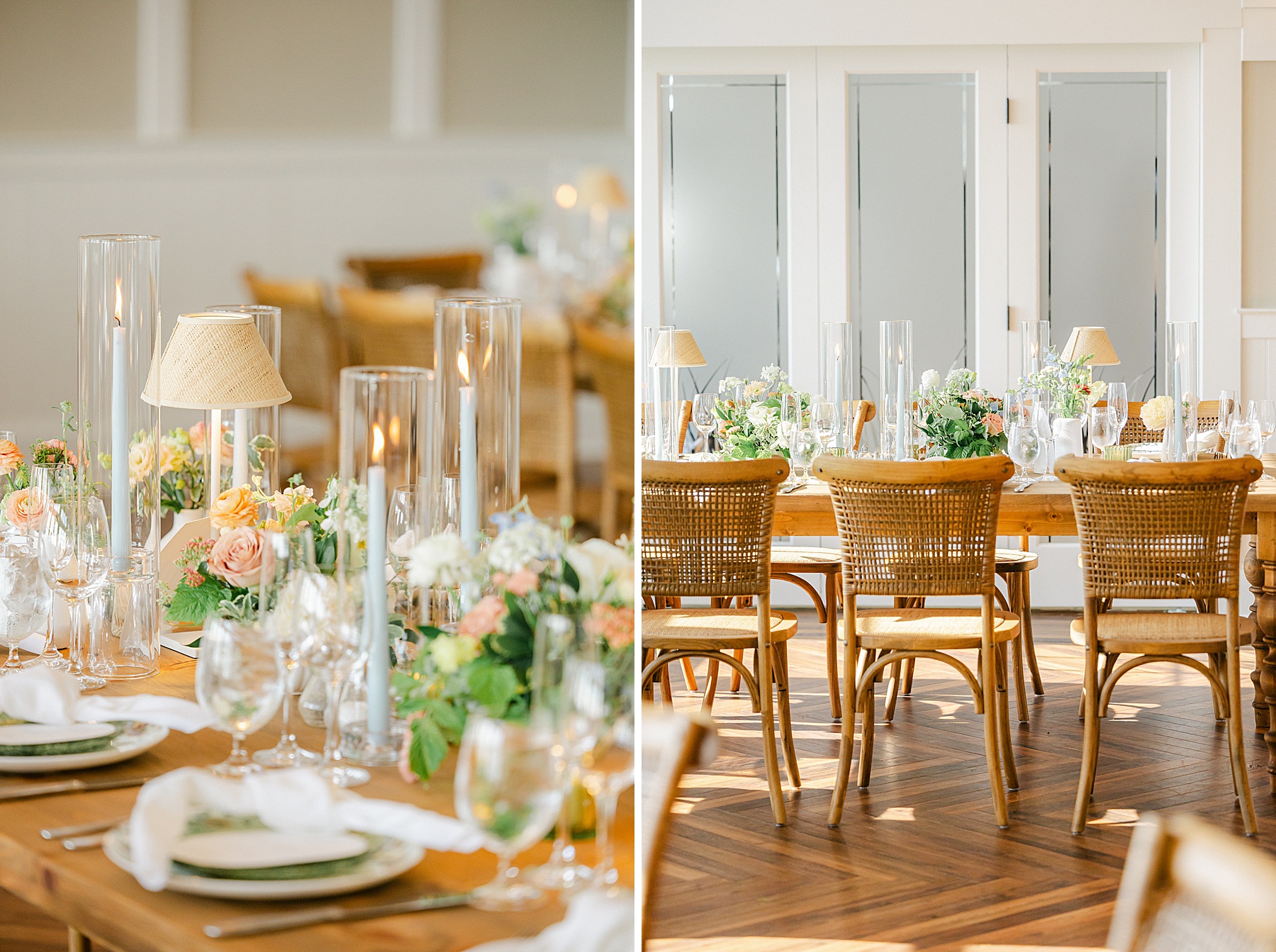 chesapeake bay beach club sunset ballroom wedding reception