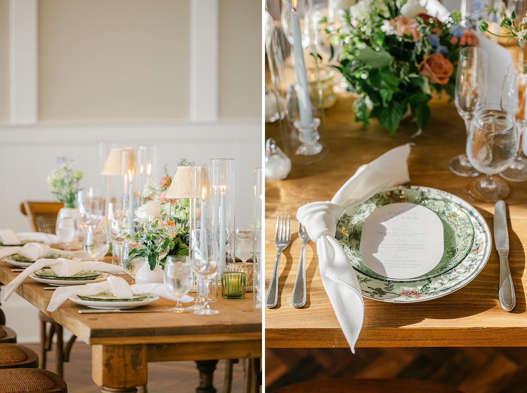 chesapeake bay beach club sunset ballroom wedding reception