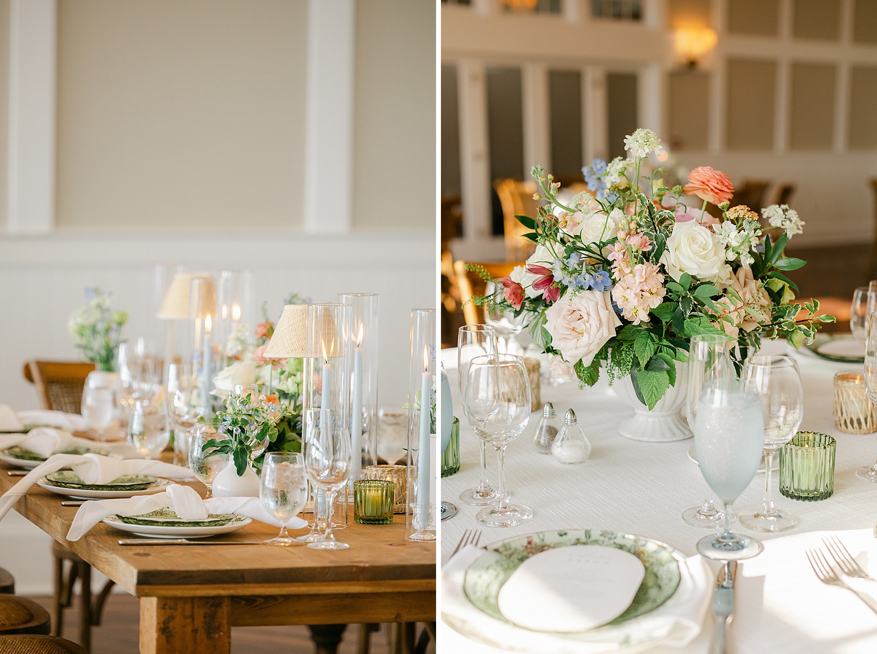 chesapeake bay beach club sunset ballroom wedding reception