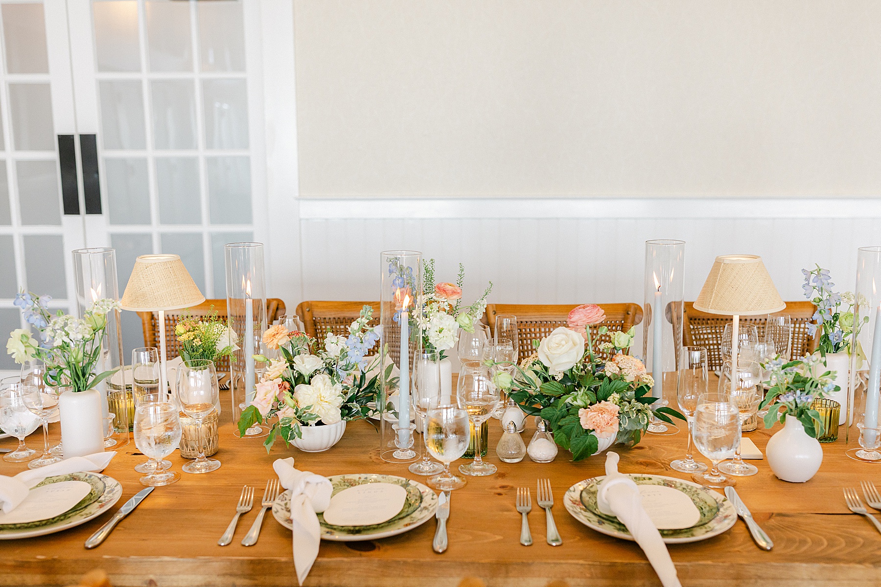 chesapeake bay beach club sunset ballroom wedding reception