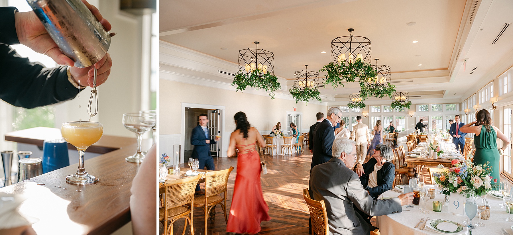 chesapeake bay beach club sunset ballroom wedding reception