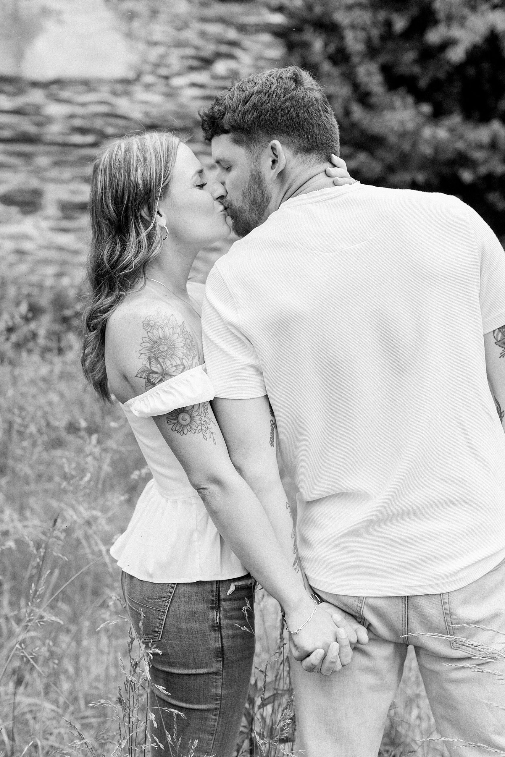 st. johns church ruins engagement harpers ferry
