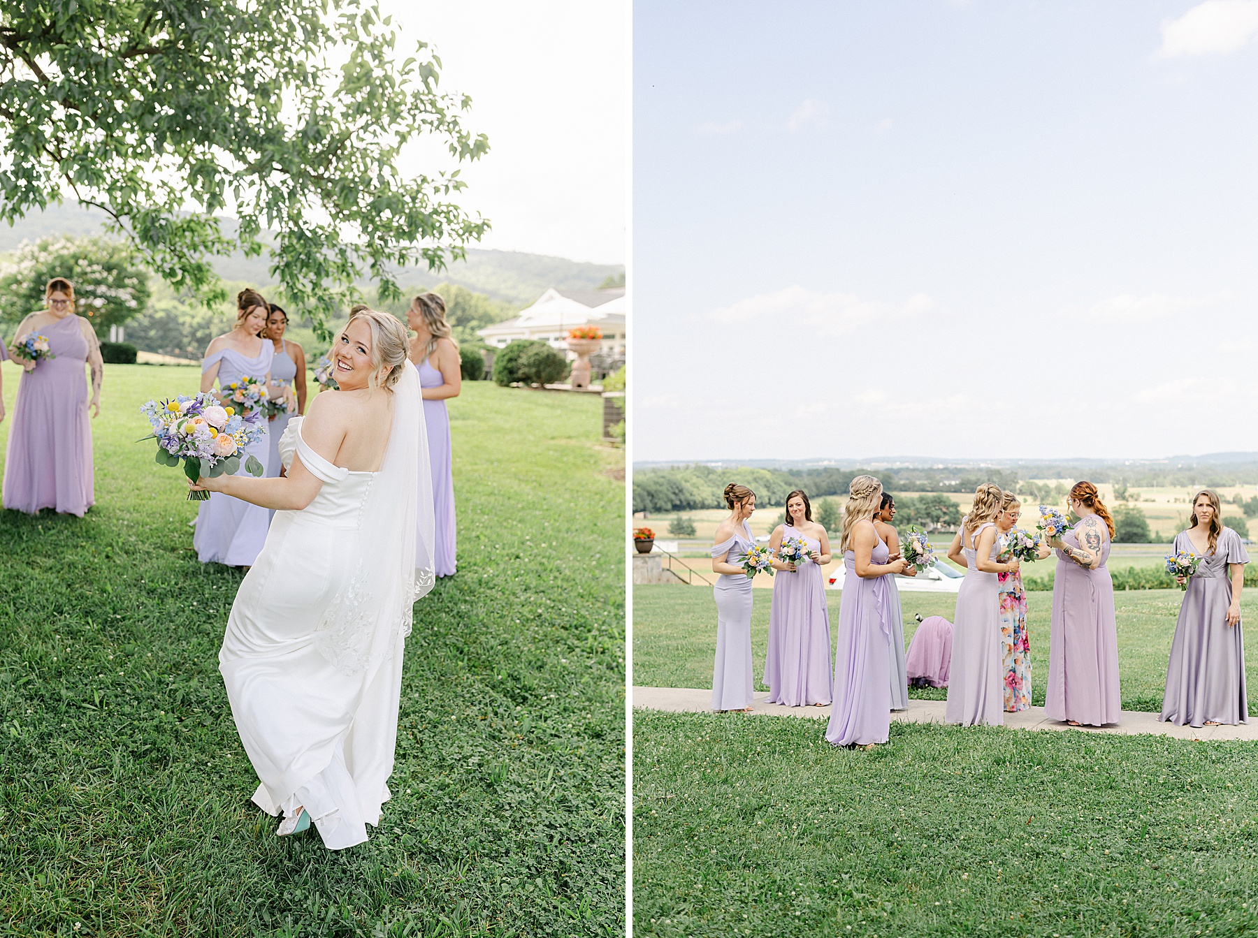 springfield manor lavender wedding
