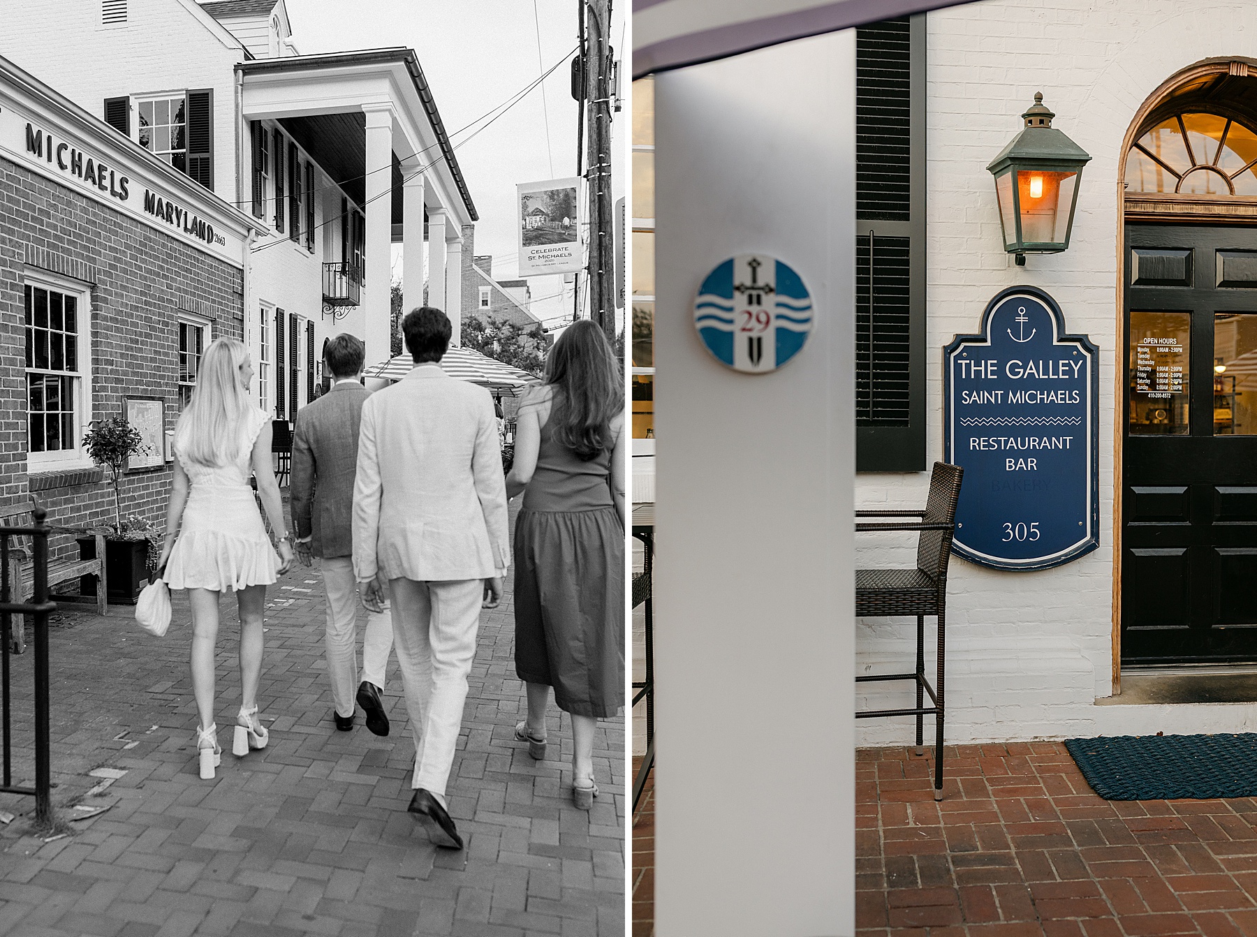 st. michaels md wedding welcome party the galley