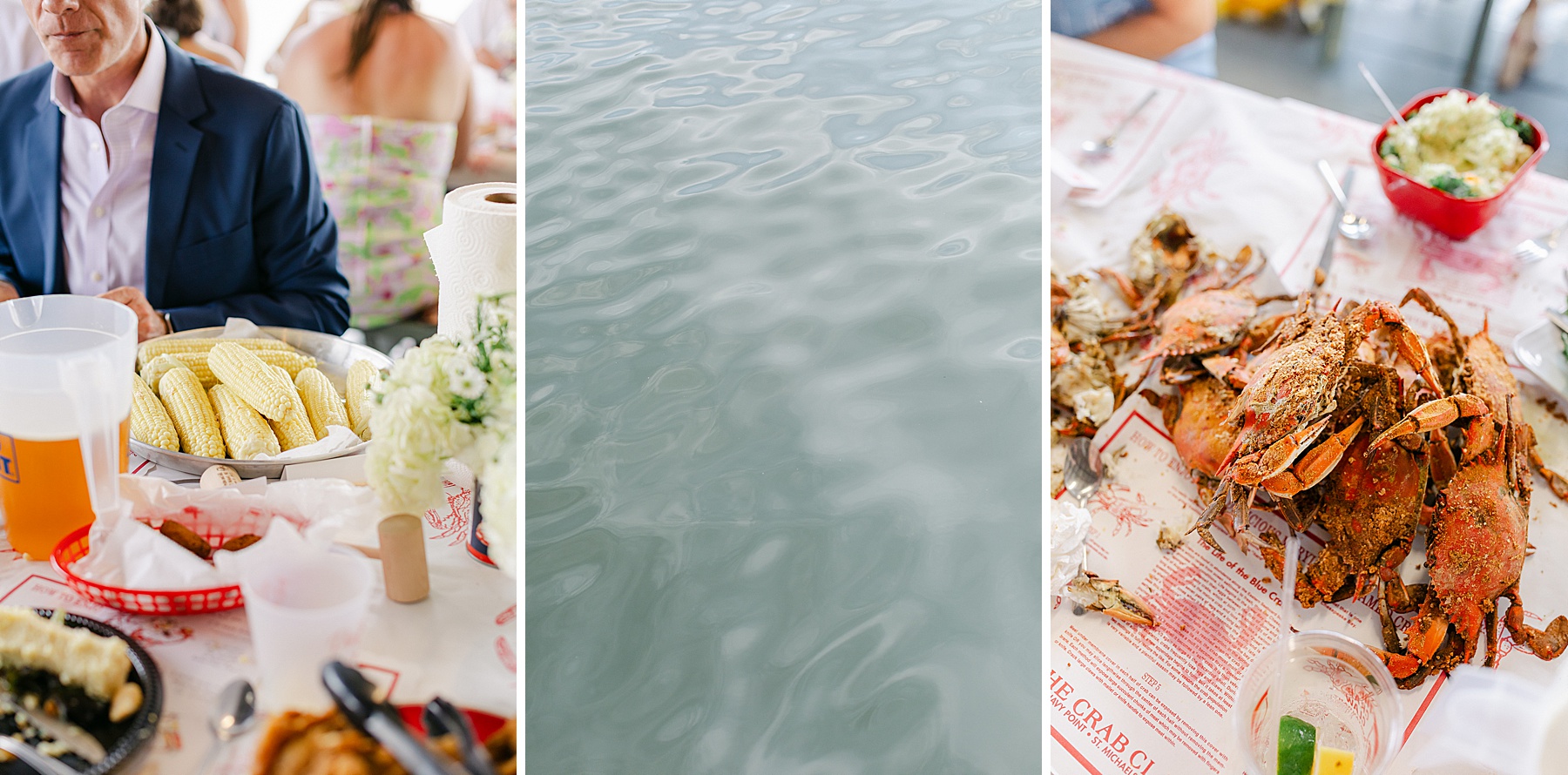 st. michaels md crab claw patio wedding rehearsal dinner