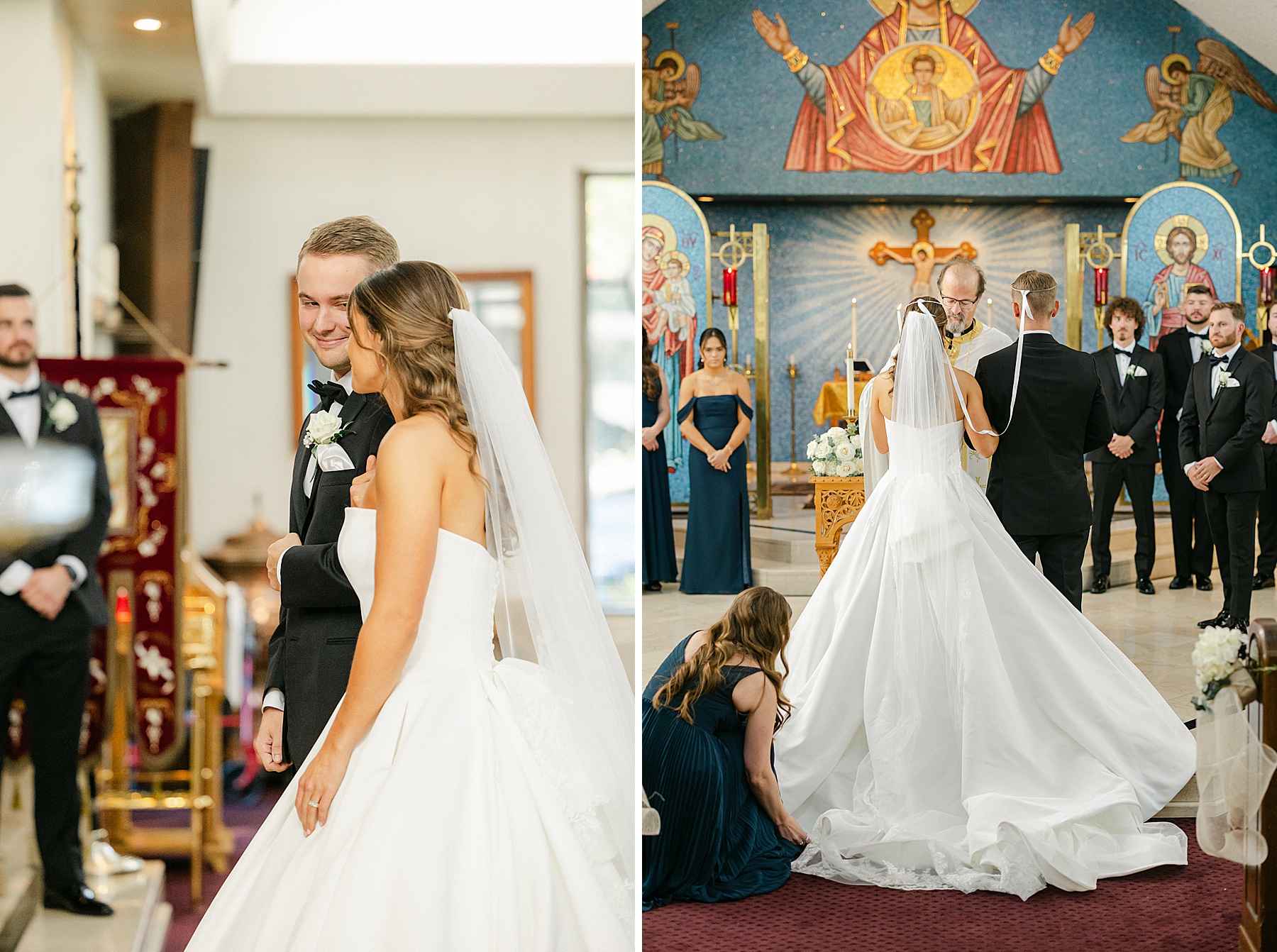 greek orthodox wedding ceremony maryland photographer