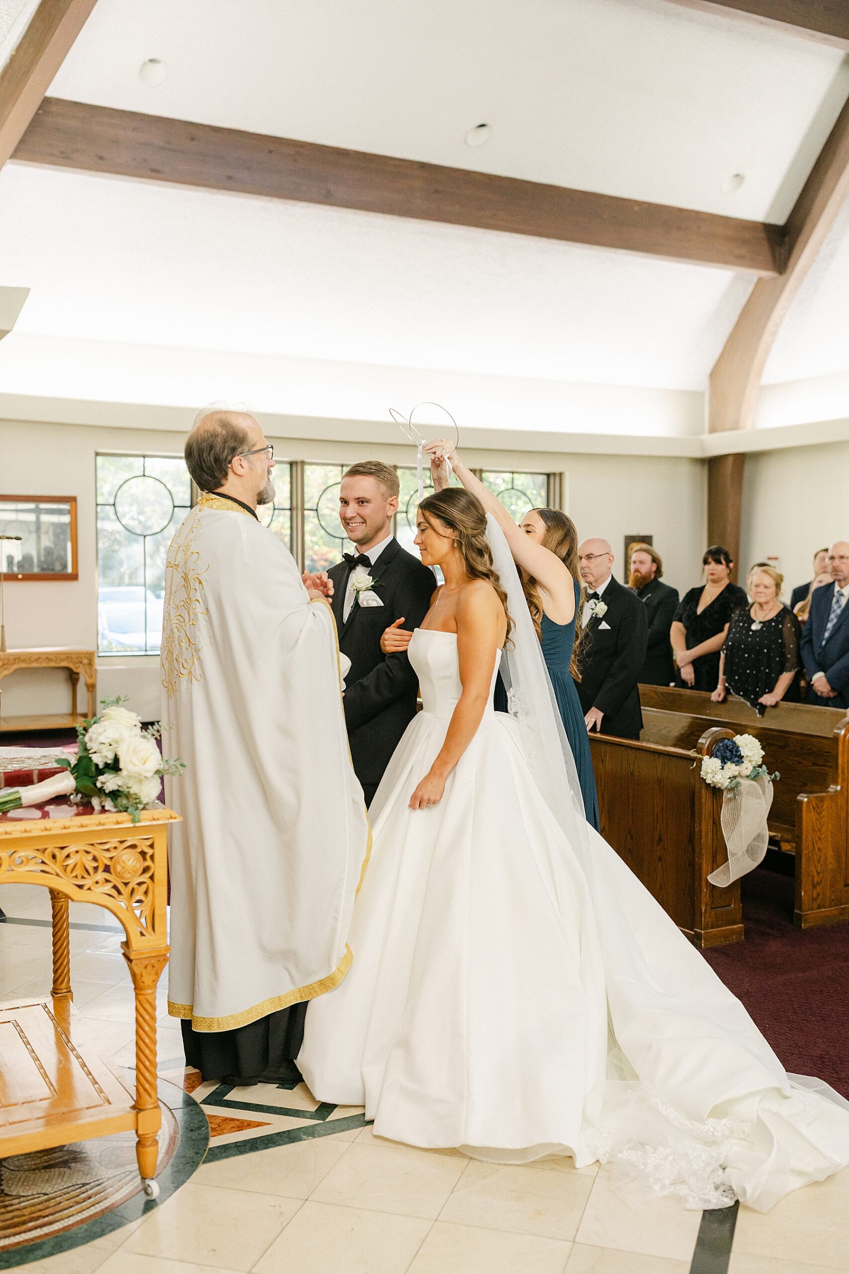 greek orthodox wedding ceremony maryland photographer