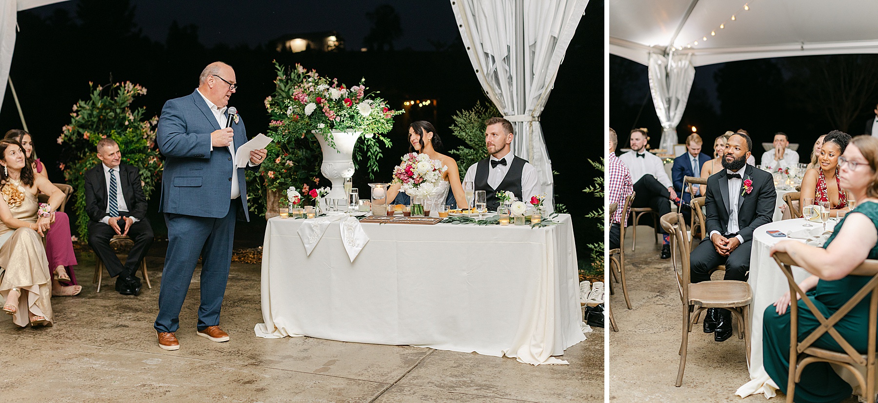 glen ellen farm tent reception frederick md wedding