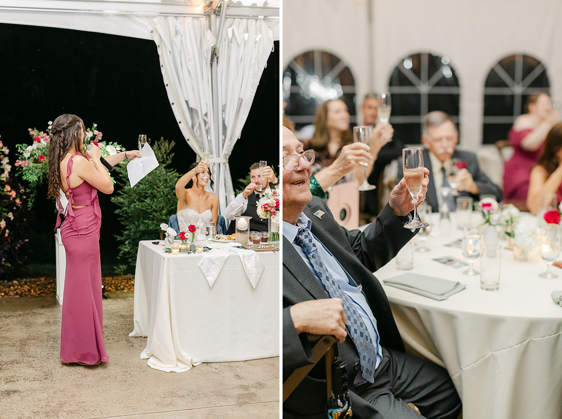 glen ellen farm tent reception frederick md wedding