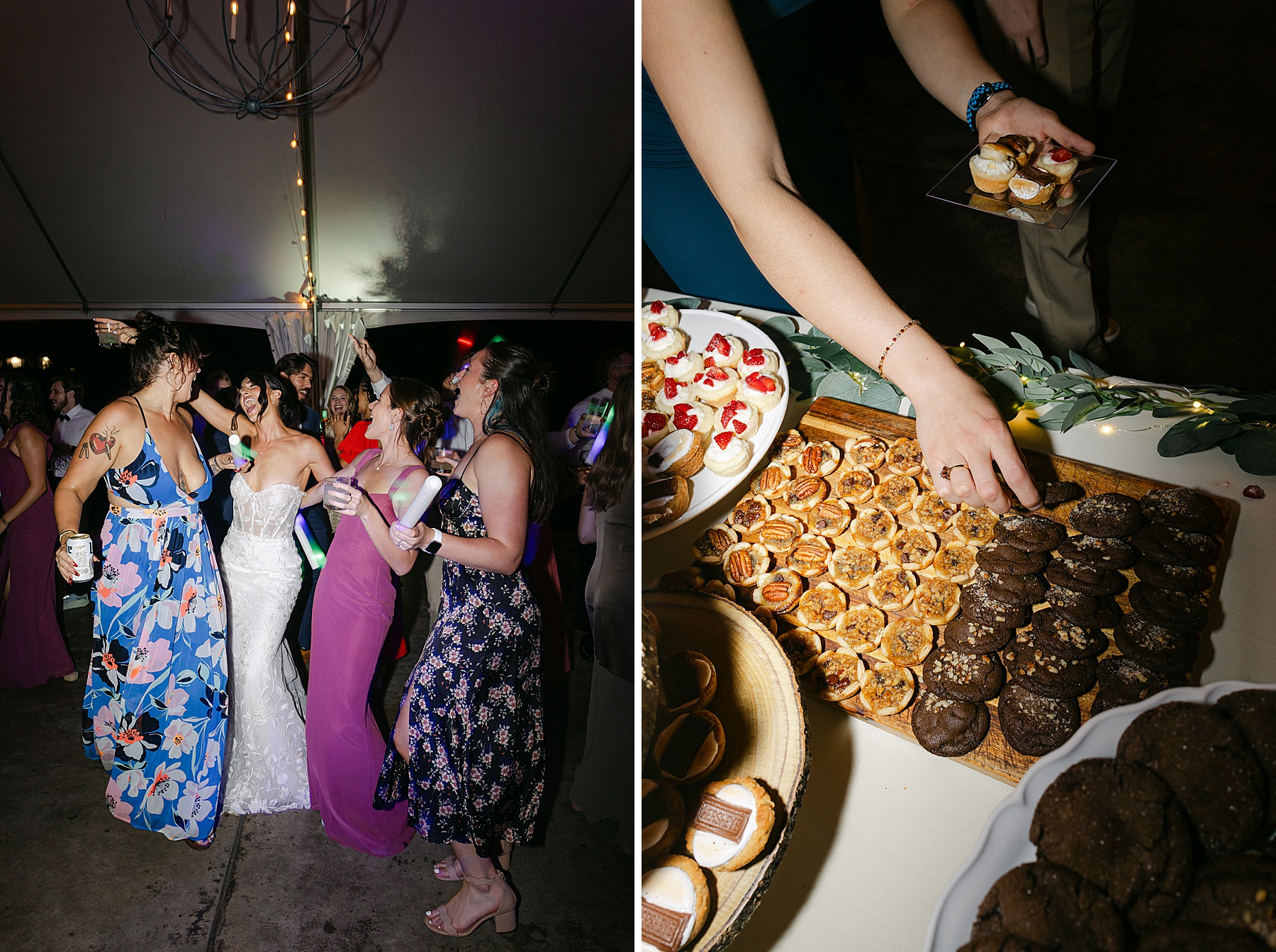 glen ellen farm tent reception frederick md wedding