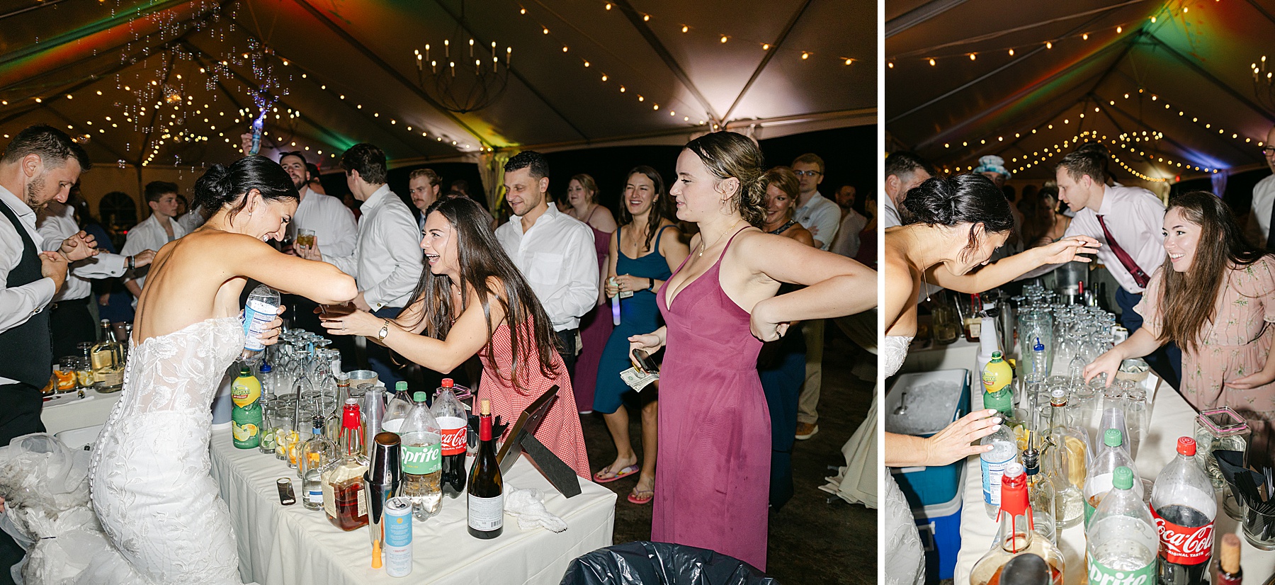 glen ellen farm tent reception frederick md wedding
