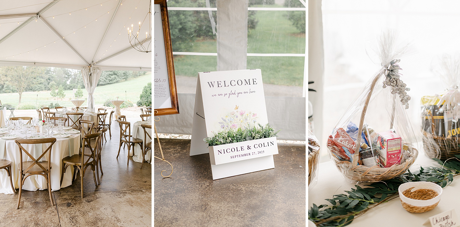 glen ellen farm tent reception frederick md wedding