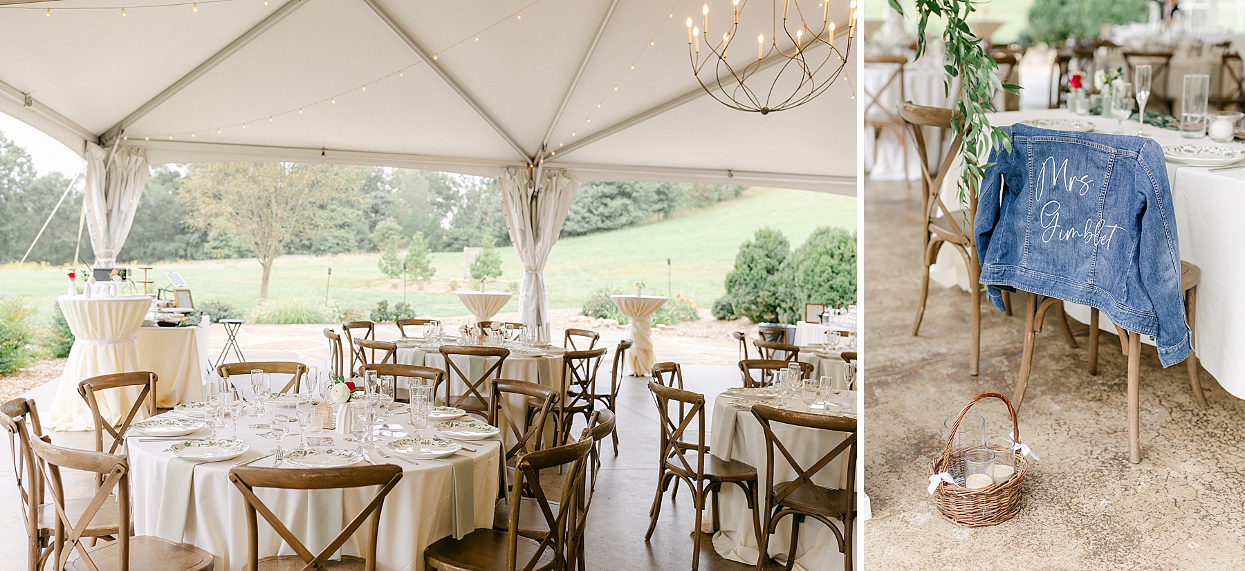 glen ellen farm tent reception frederick md wedding