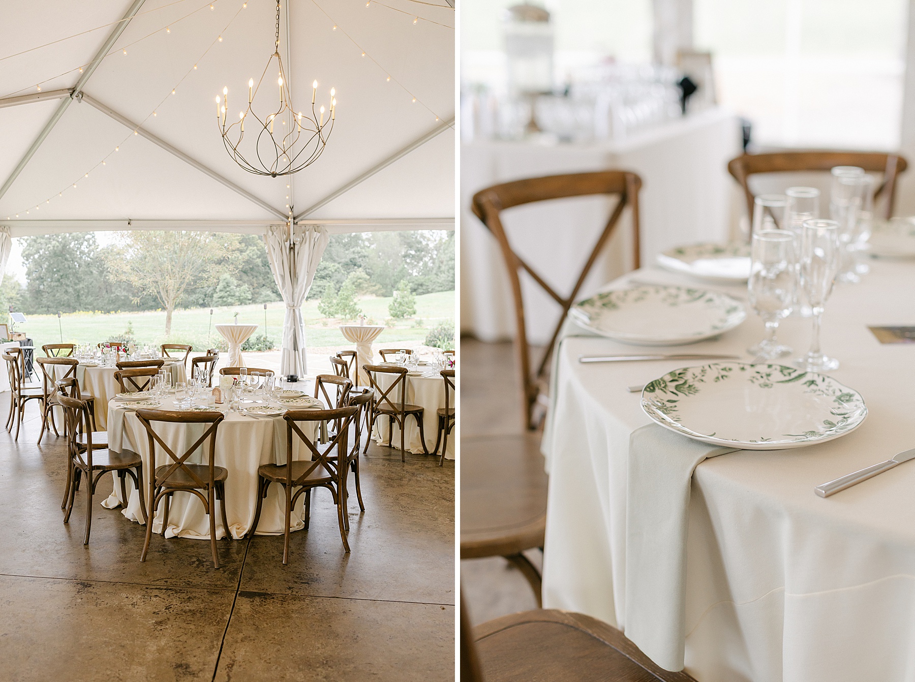 glen ellen farm tent reception frederick md wedding