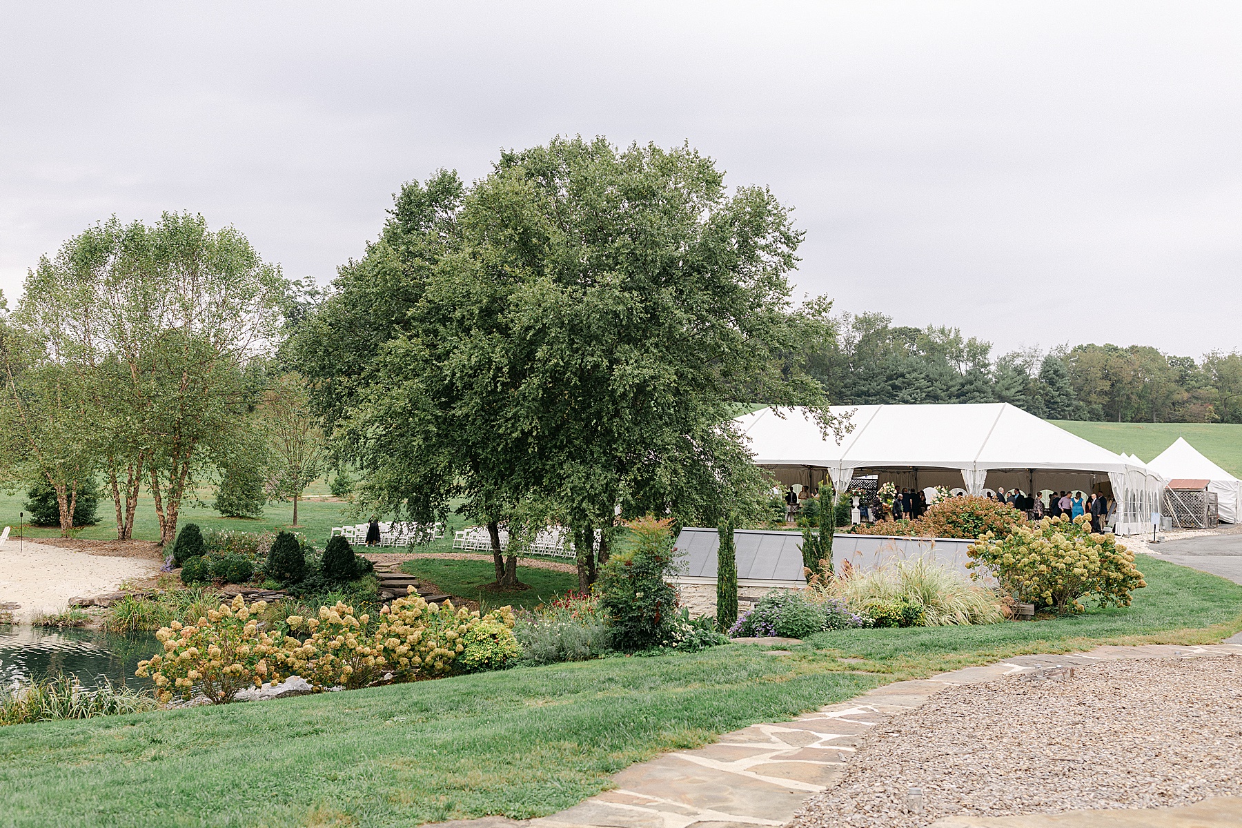 glen ellen farm tent reception frederick md wedding