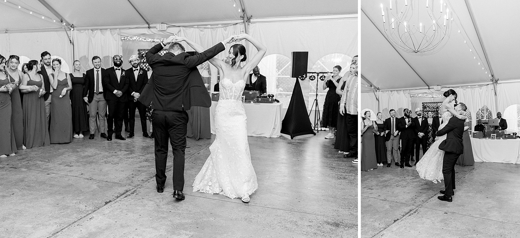glen ellen farm tent reception frederick md wedding