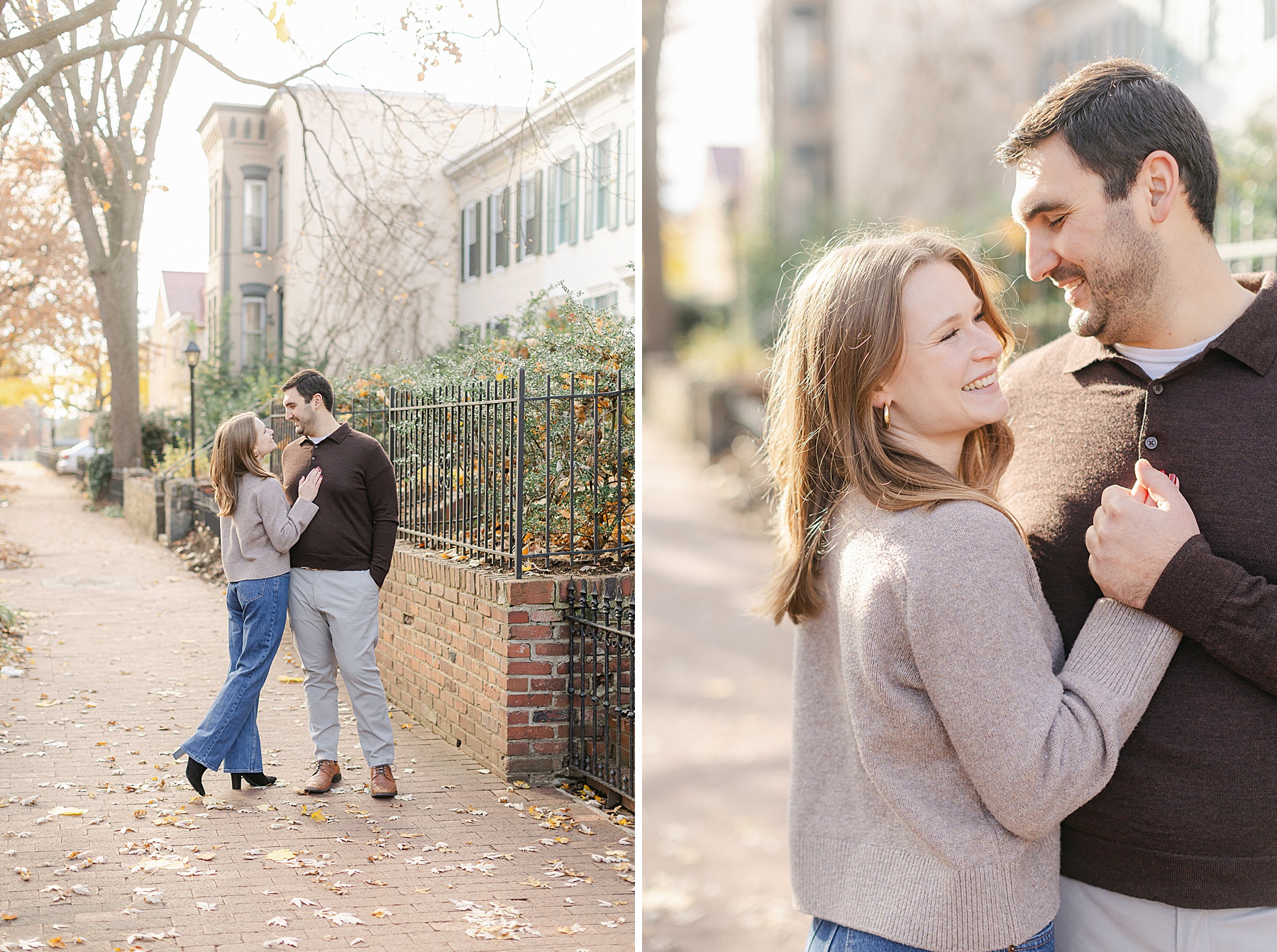 capitol hill engagement session photographer brittany thomas