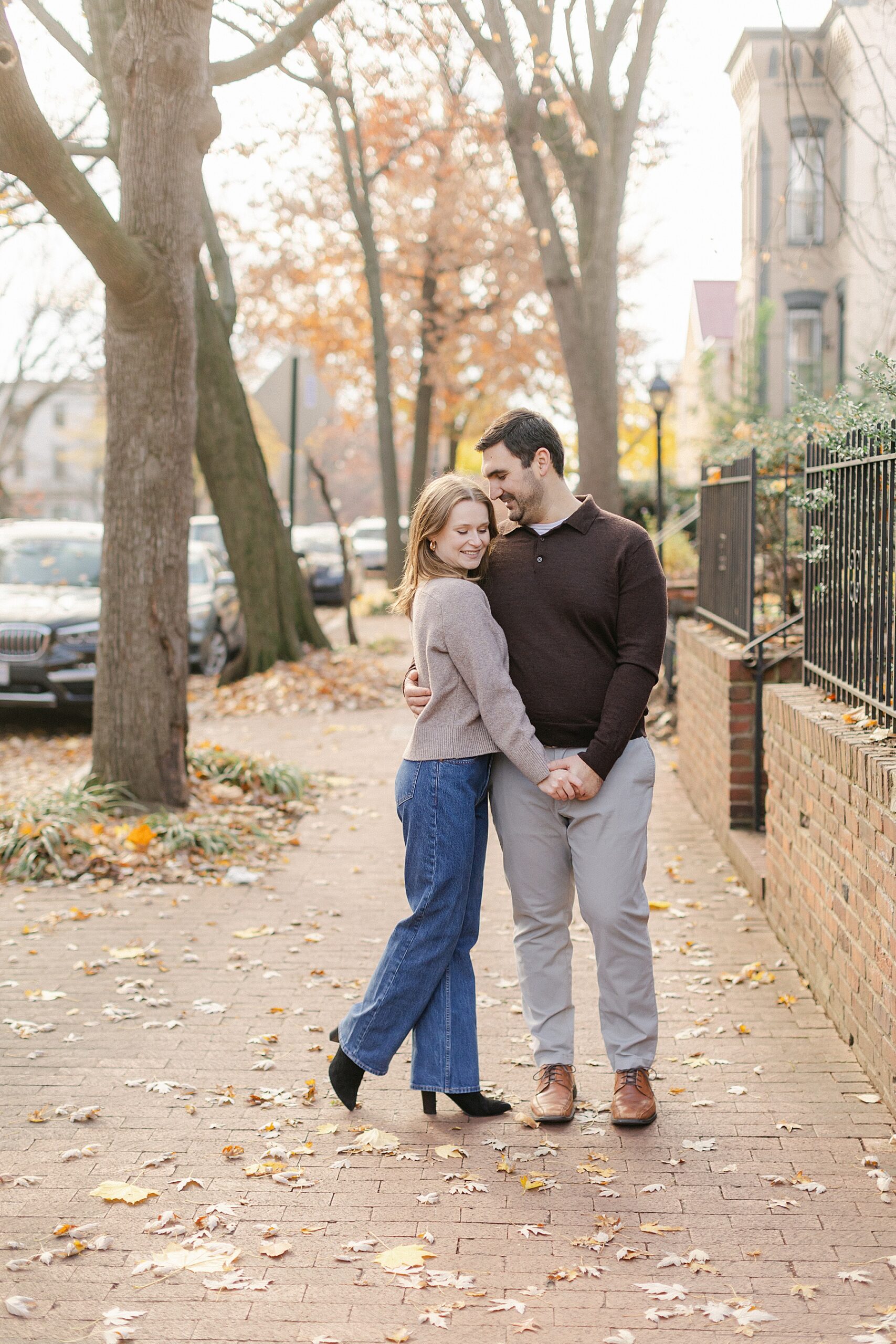 capitol hill engagement session photographer brittany thomas