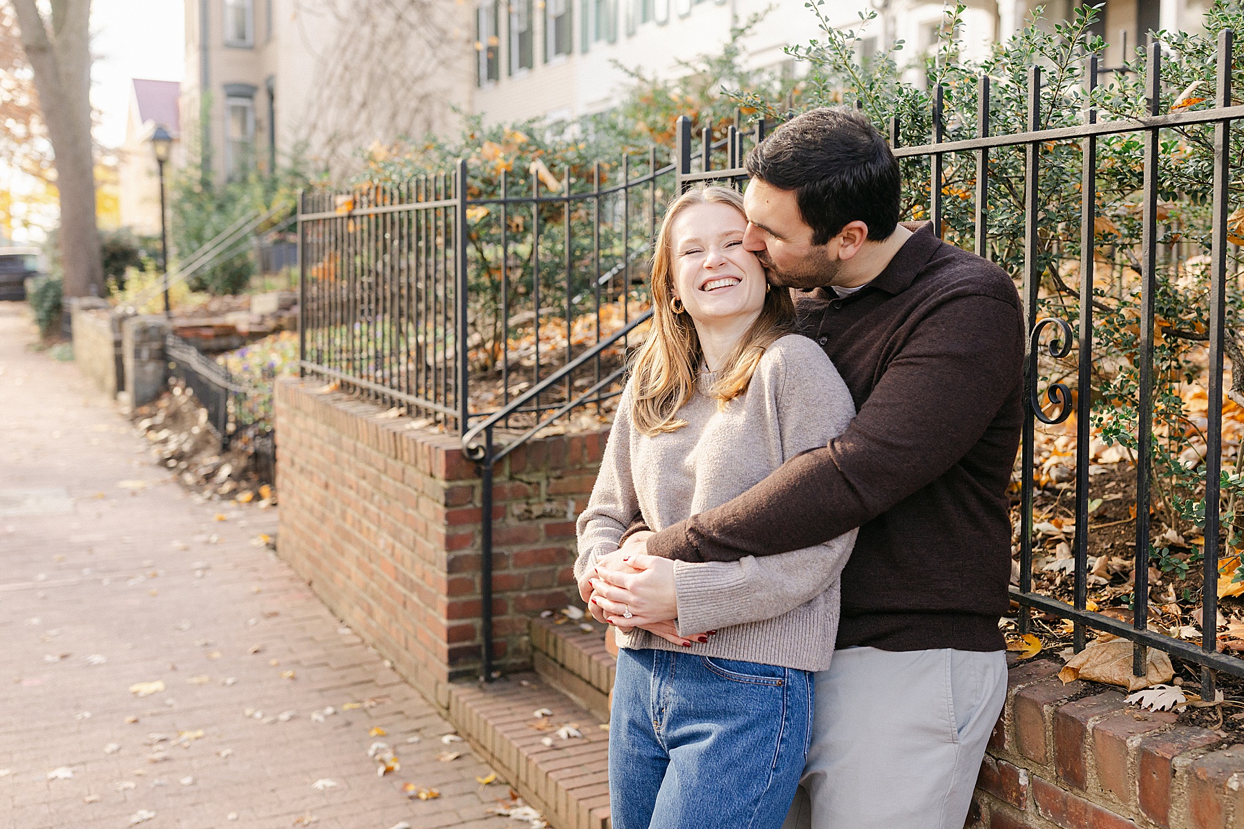 capitol hill engagement session photographer brittany thomas