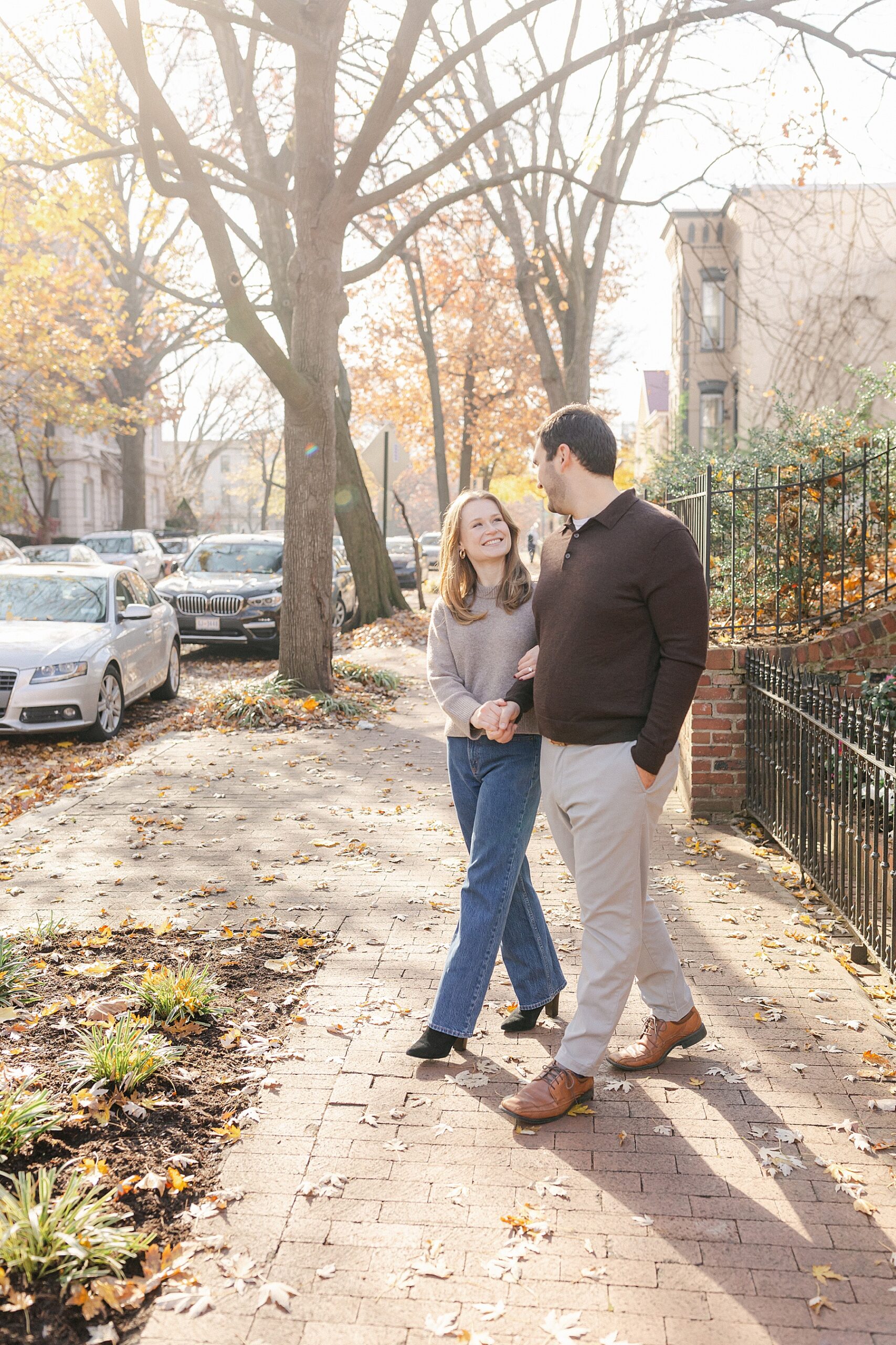 capitol hill engagement session photographer brittany thomas