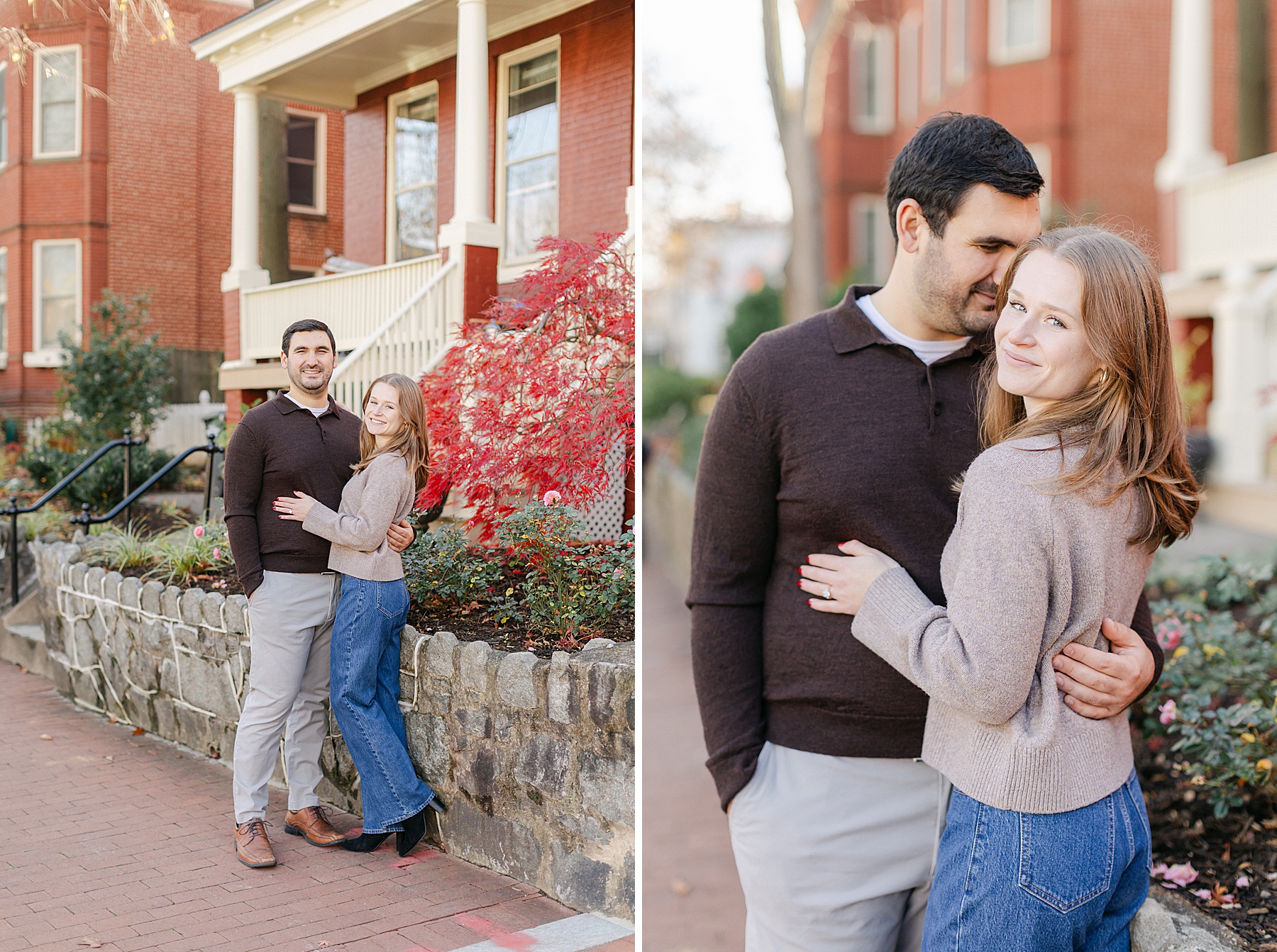 capitol hill engagement session photographer brittany thomas