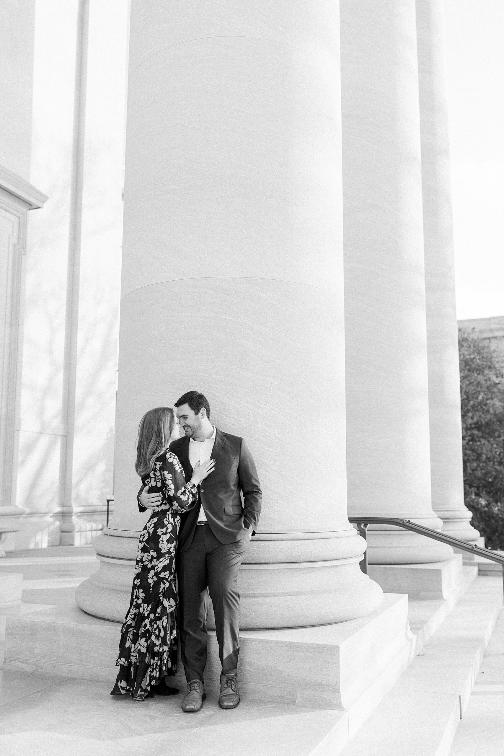 national gallery of art engagement session washington dc