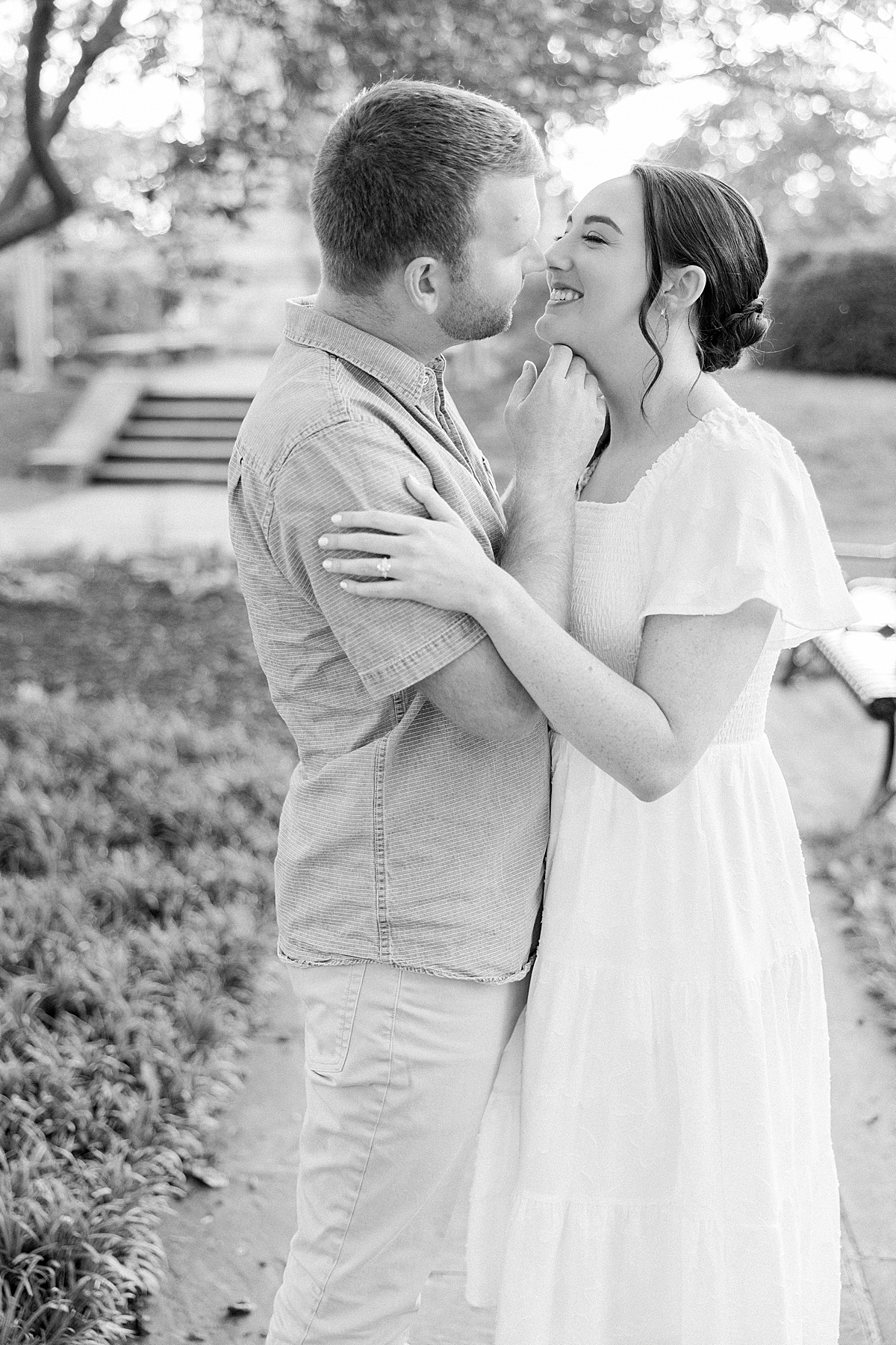 Laura and Ryan downtown Frederick Maryland engagement session Springfield Manor Winery fall wedding — Brittany Thomas Photography