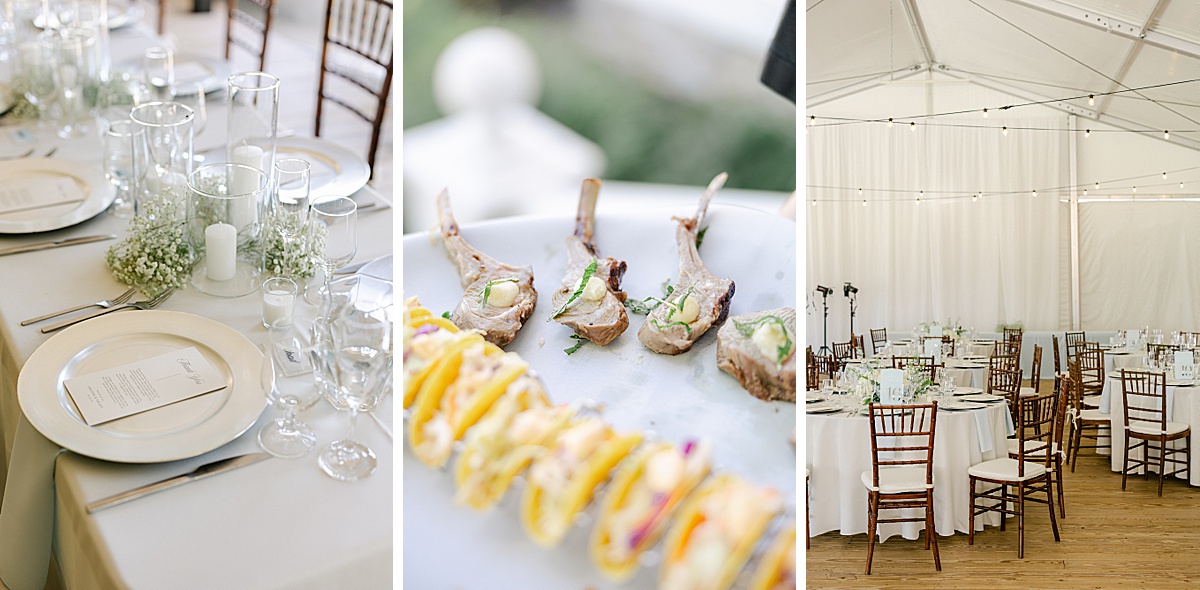celebrations catering cocktail hour Walker's Overlook Frederick Maryland — Brittany Thomas Photography
