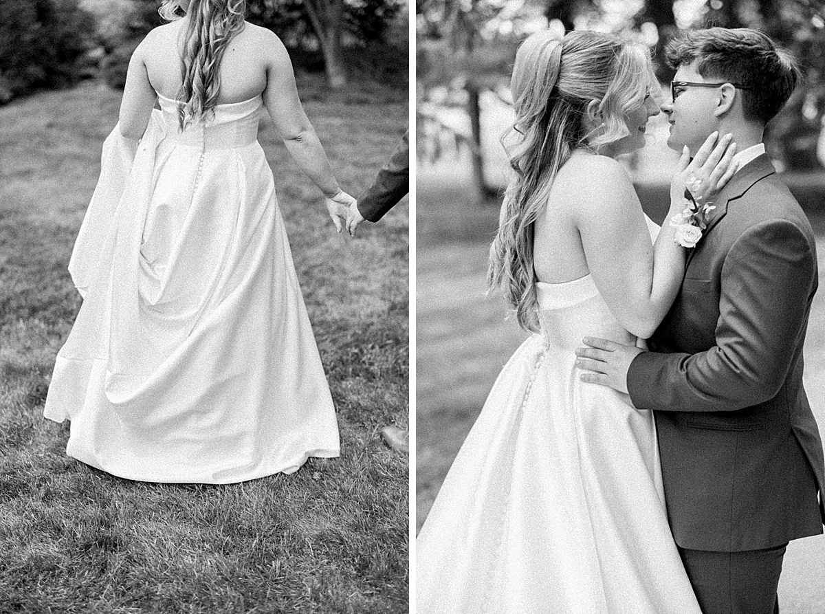Golden hour couple portraits at The Christian Royer House Maryland | Brittany Thomas Photography Maryland Wedding Photographer